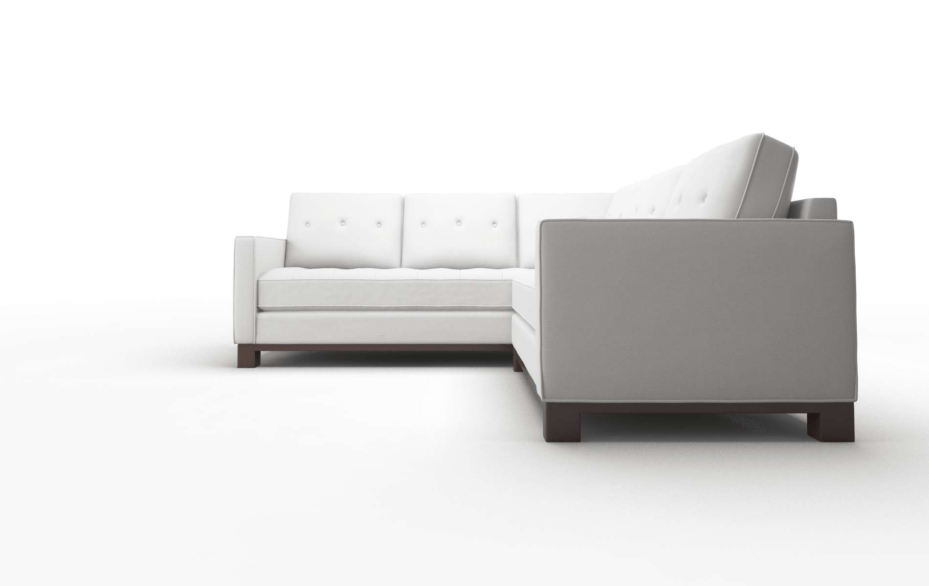 Syros Dawson Platinum Sectional espresso legs 5