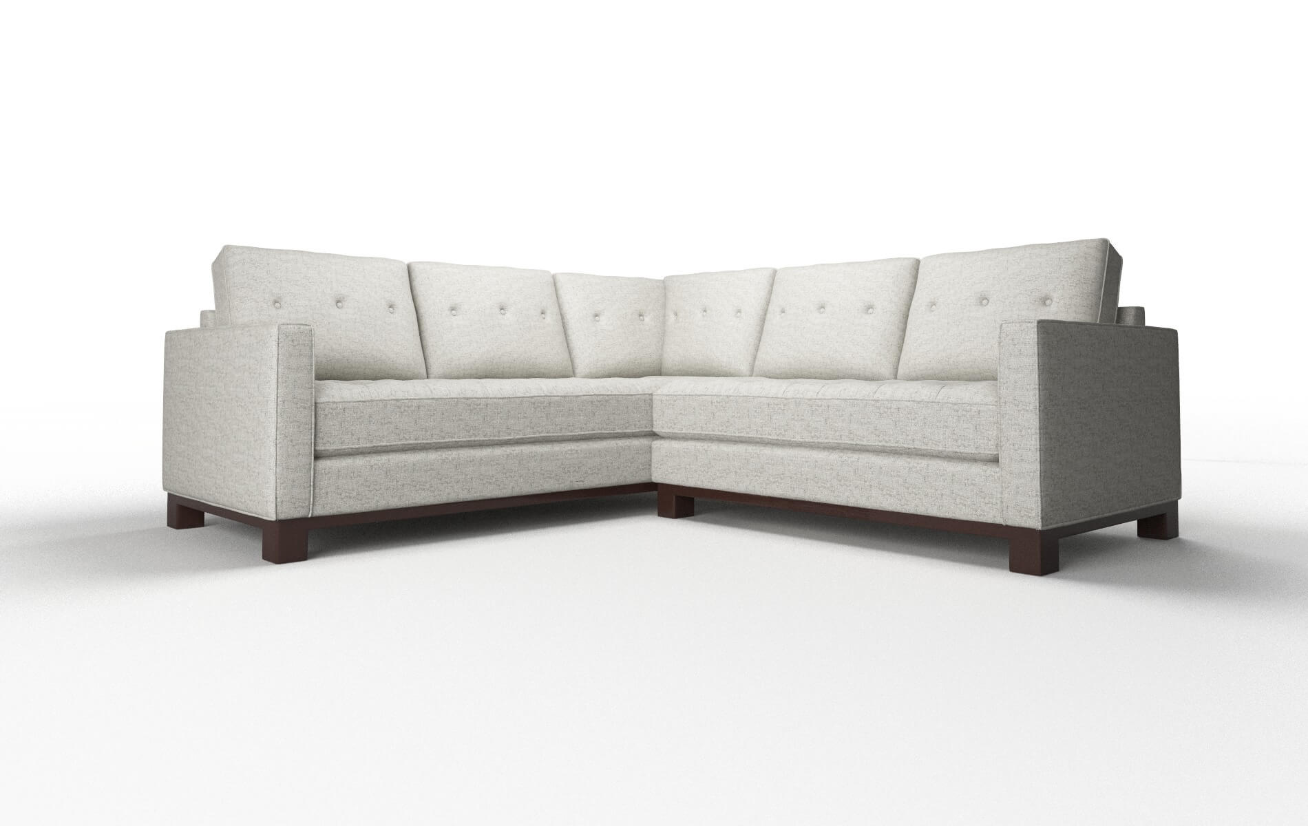 Syros Derby Ash Sectional espresso legs 1