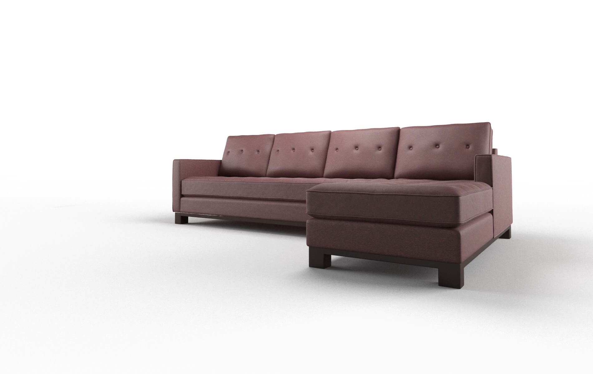 Syros Derby Berry Panel espresso legs 4