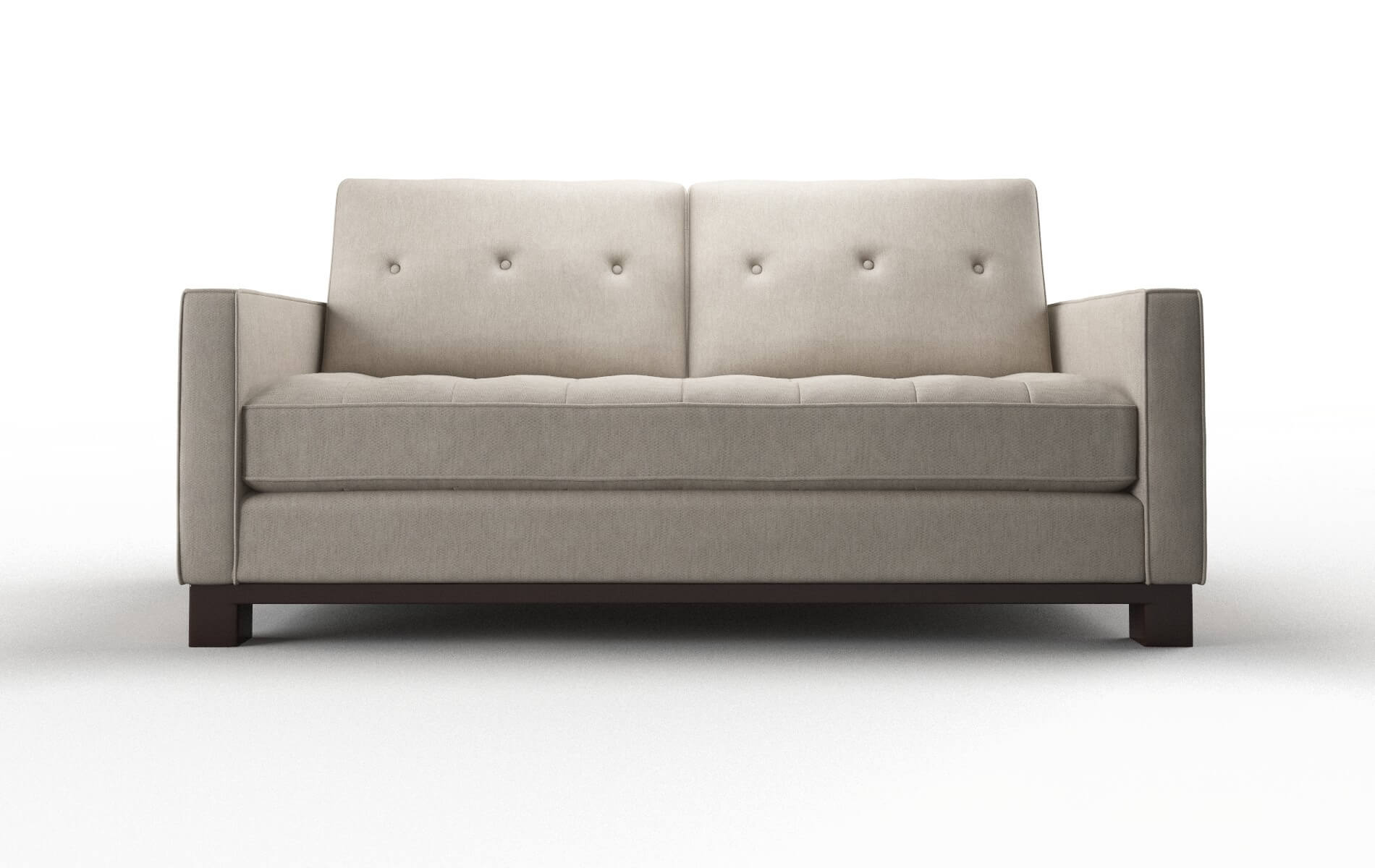 Syros Derby Linen Sofa espresso legs 1