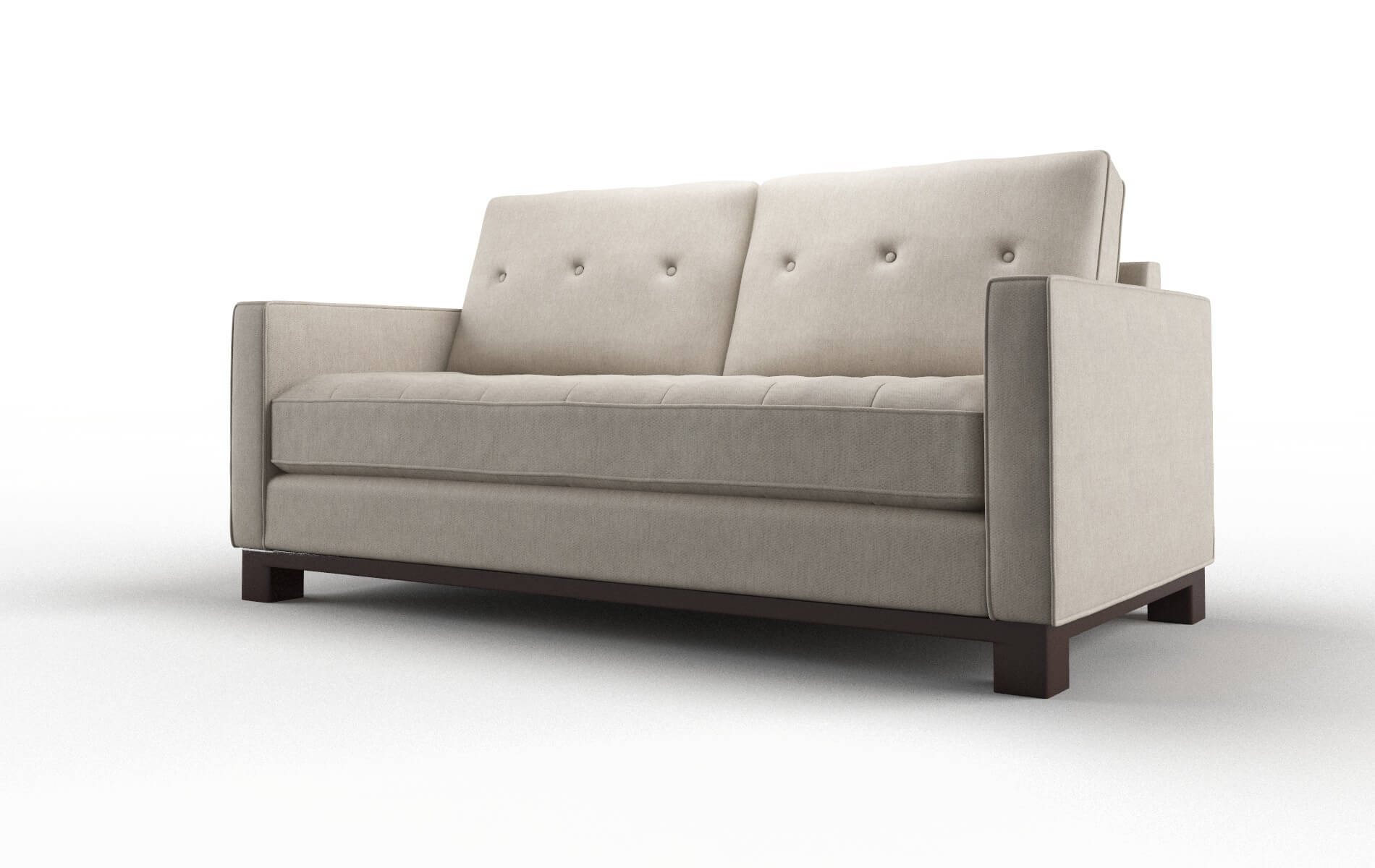 Syros Derby Linen Sofa espresso legs 4