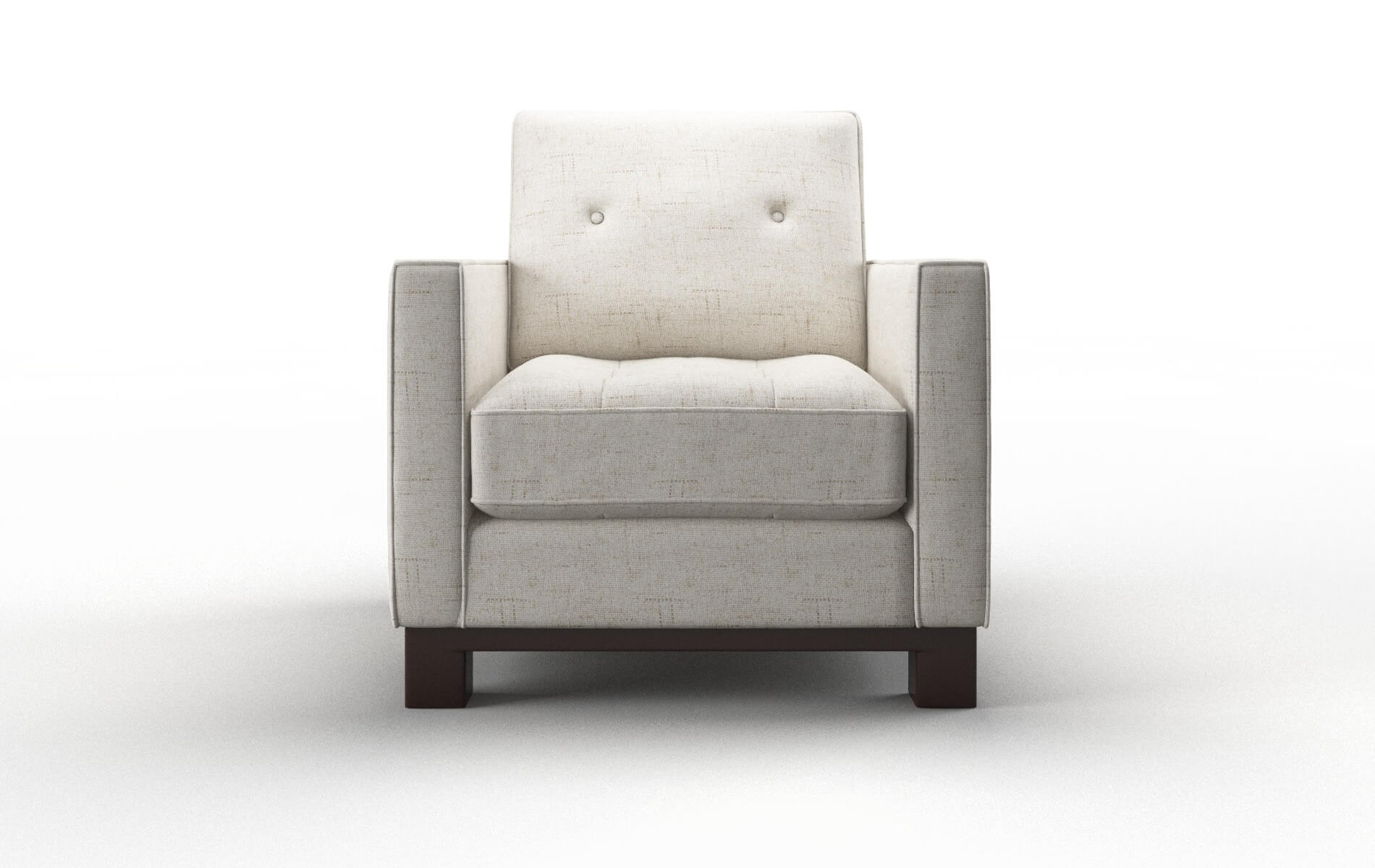 Syros Derby Taupe Chair espresso legs 1