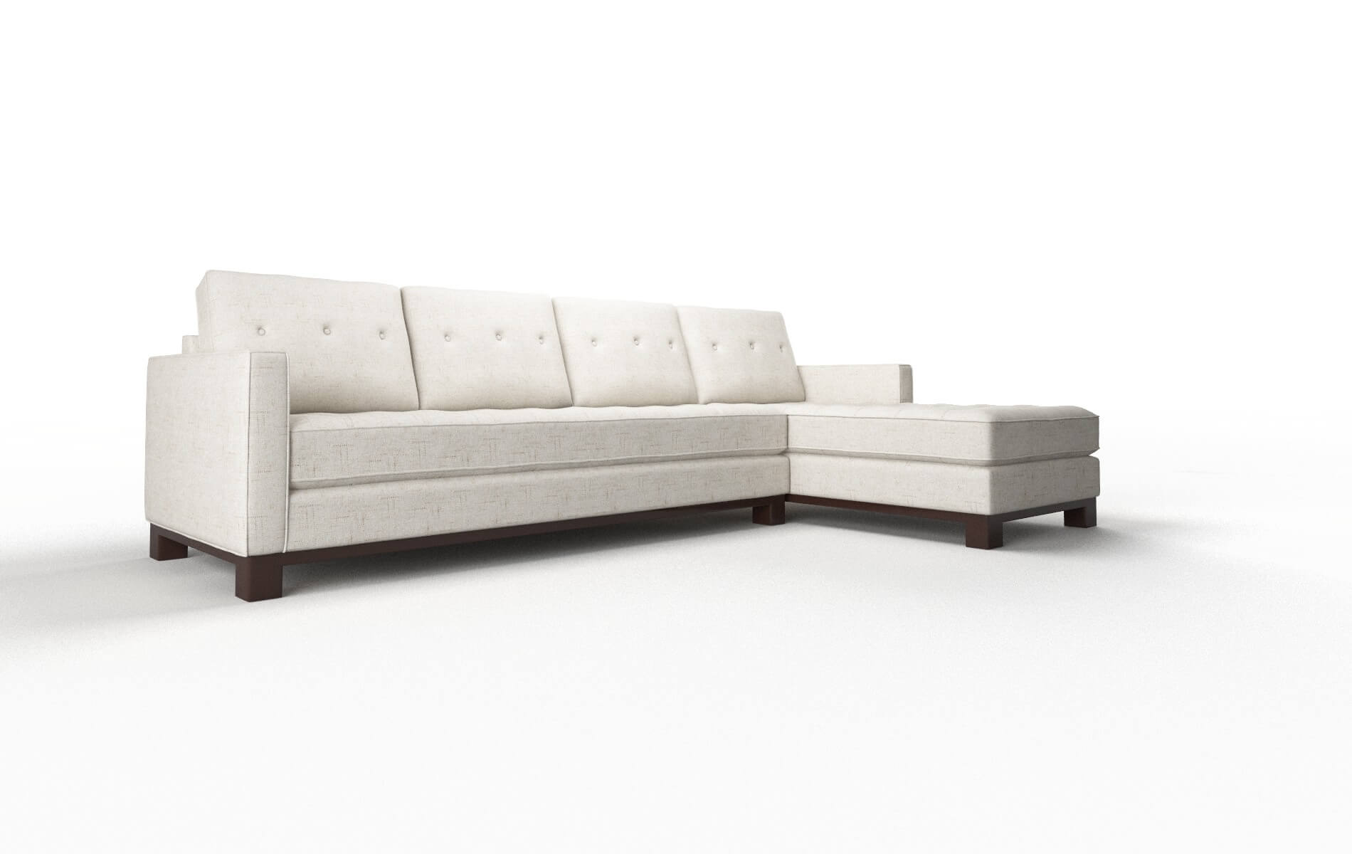 Syros Derby Taupe Panel espresso legs 2