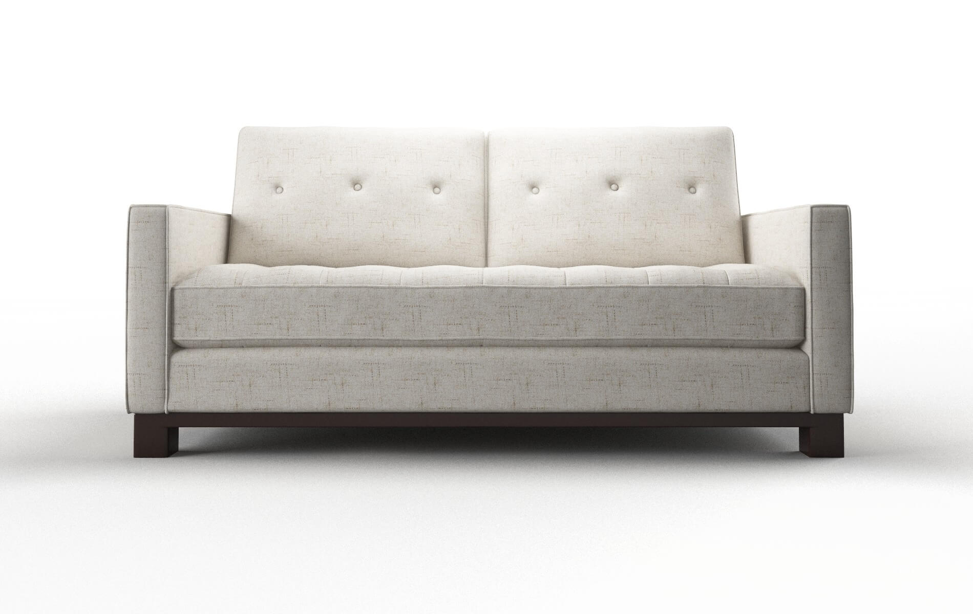 Syros Derby Taupe Sofa espresso legs 1