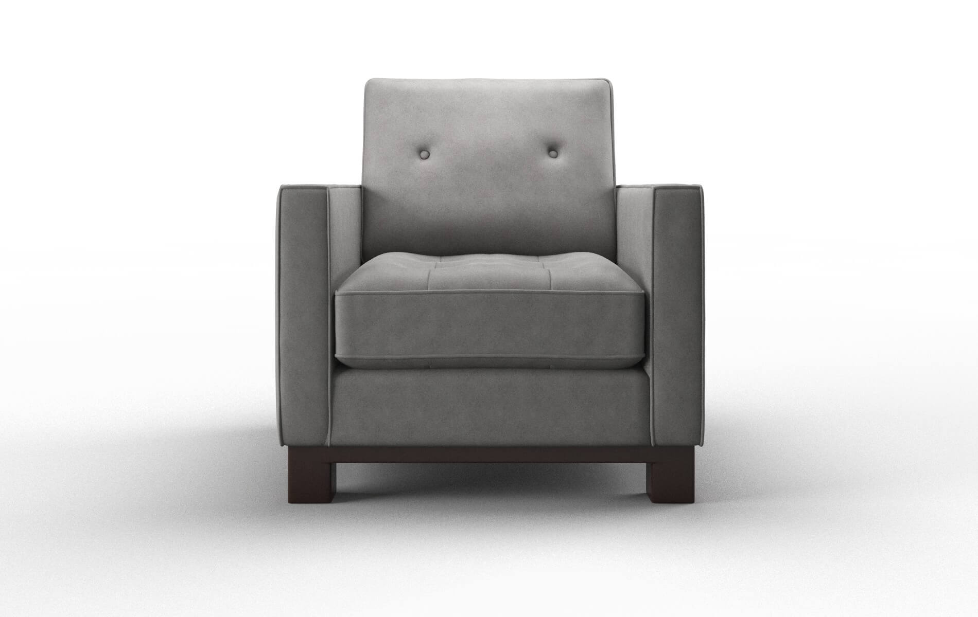 Syros Dream_d Charcoal Chair espresso legs 1