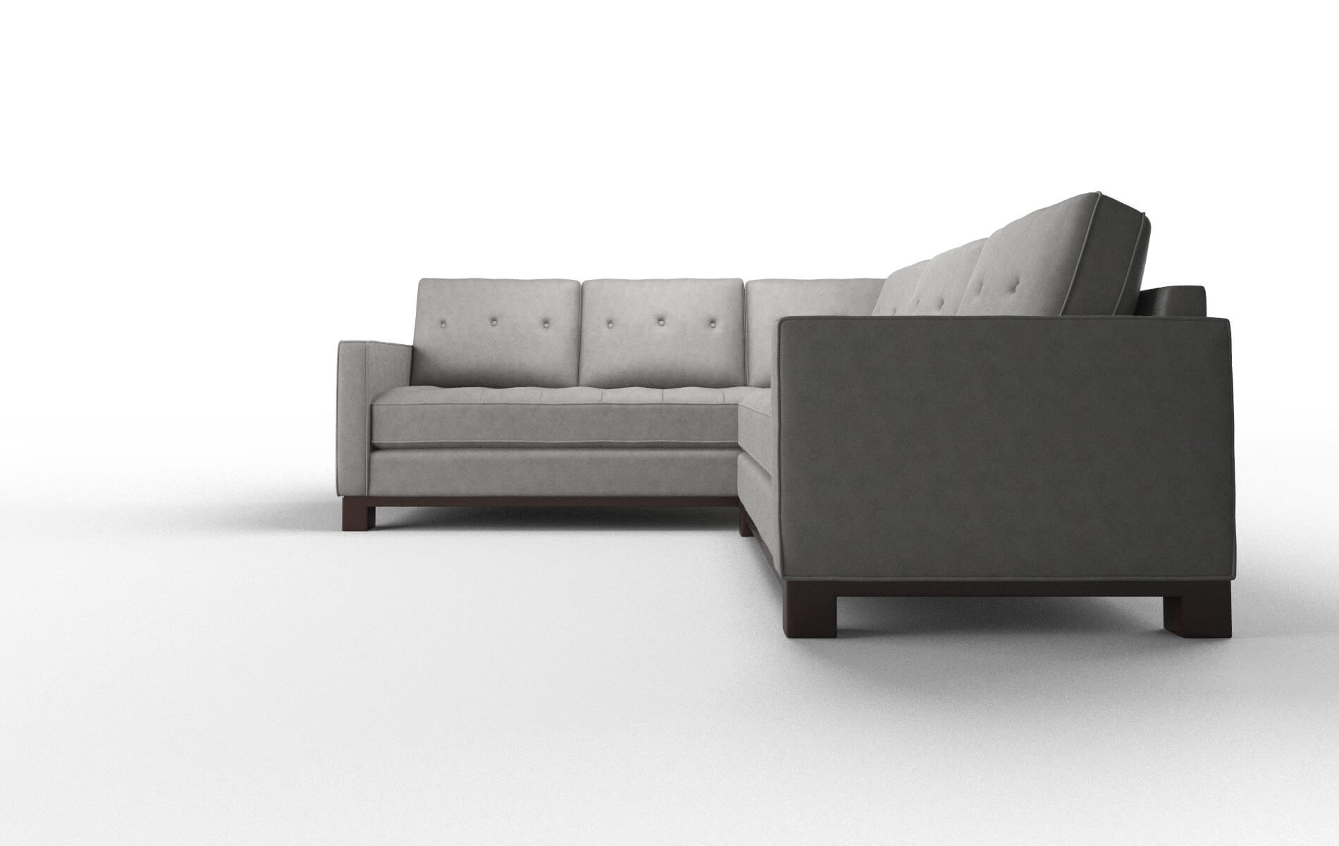 Syros Dream_d Charcoal Sectional espresso legs 5
