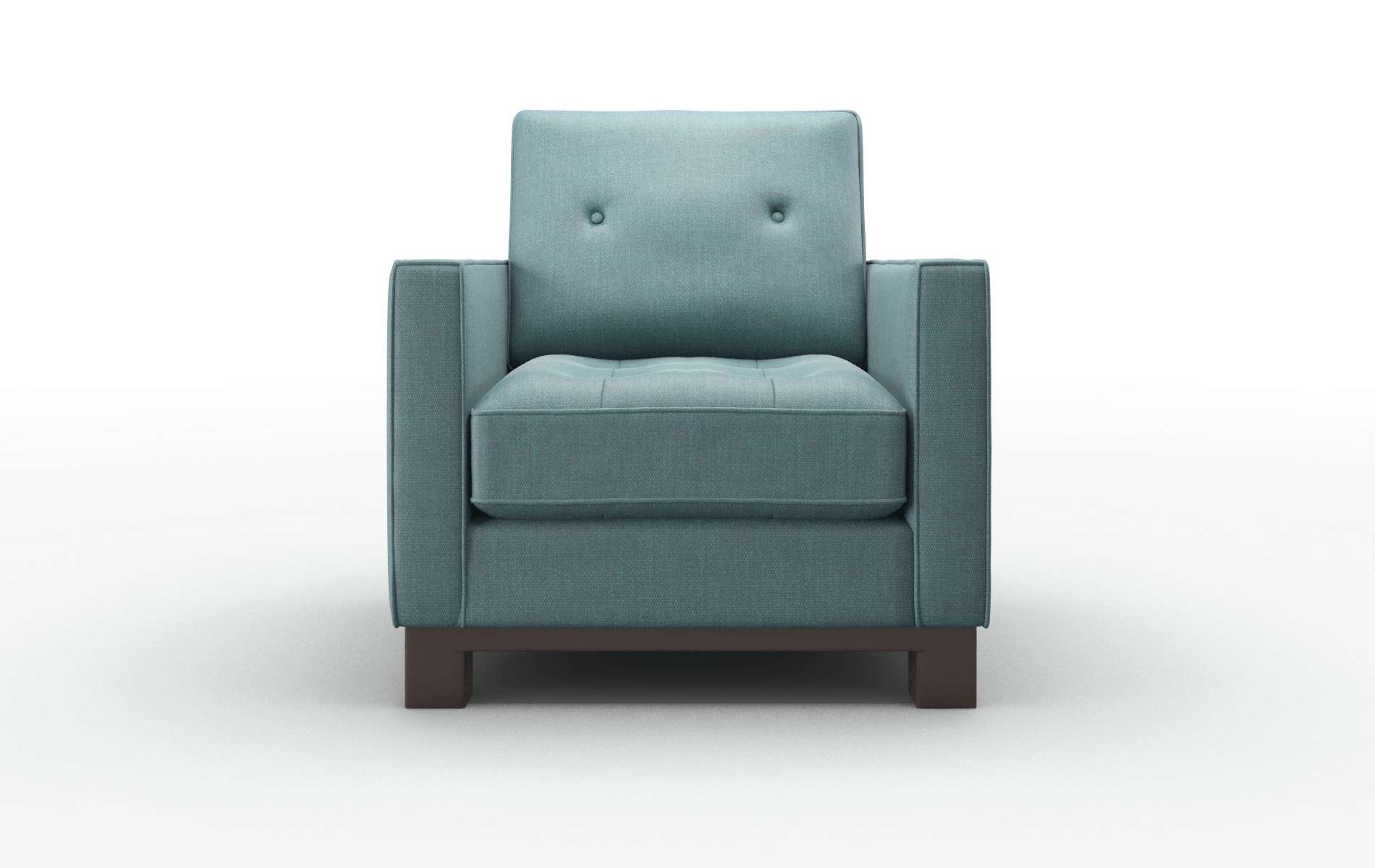 Syros Elliot Teal Chair espresso legs 1