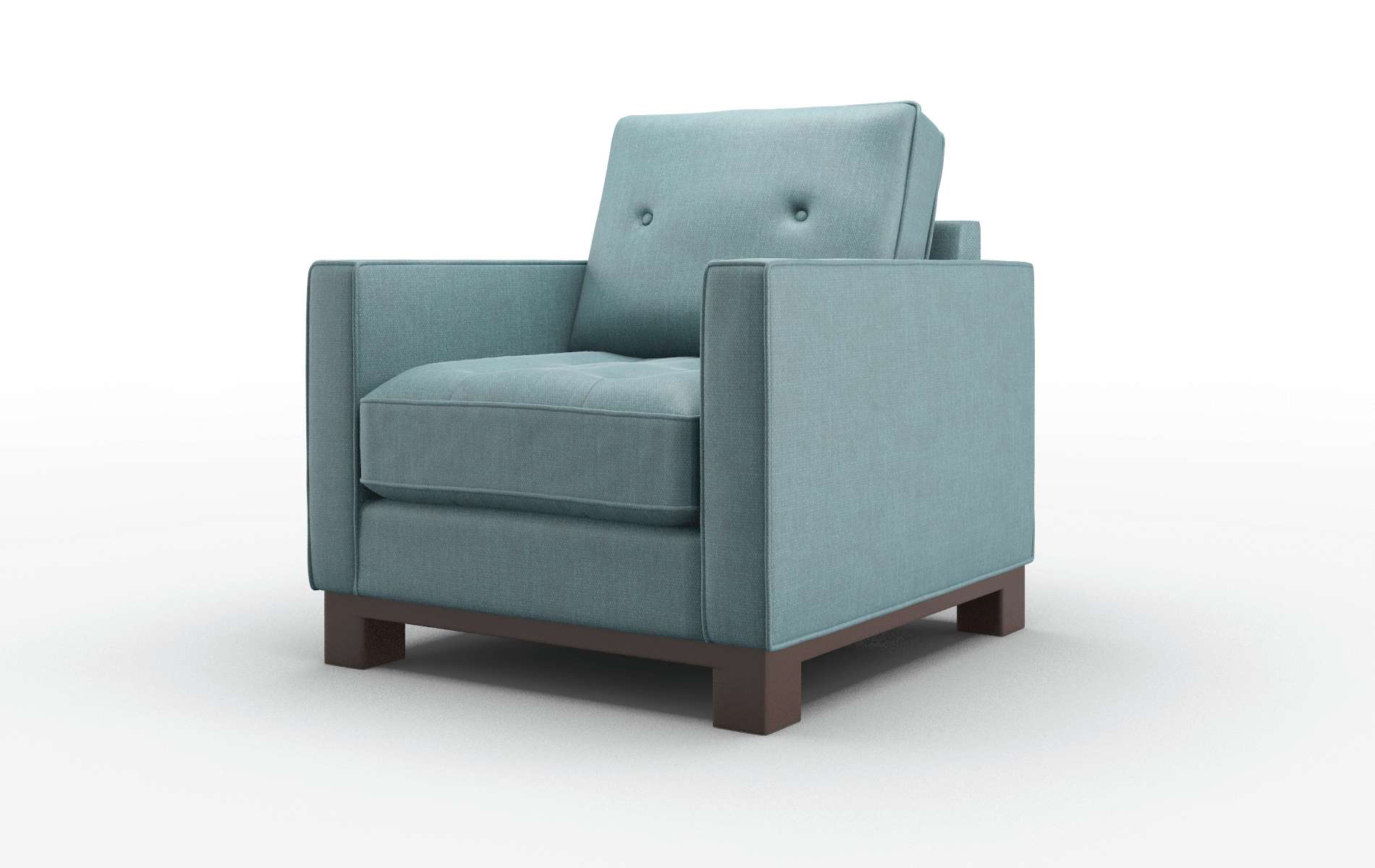 Syros Elliot Teal Chair espresso legs 4