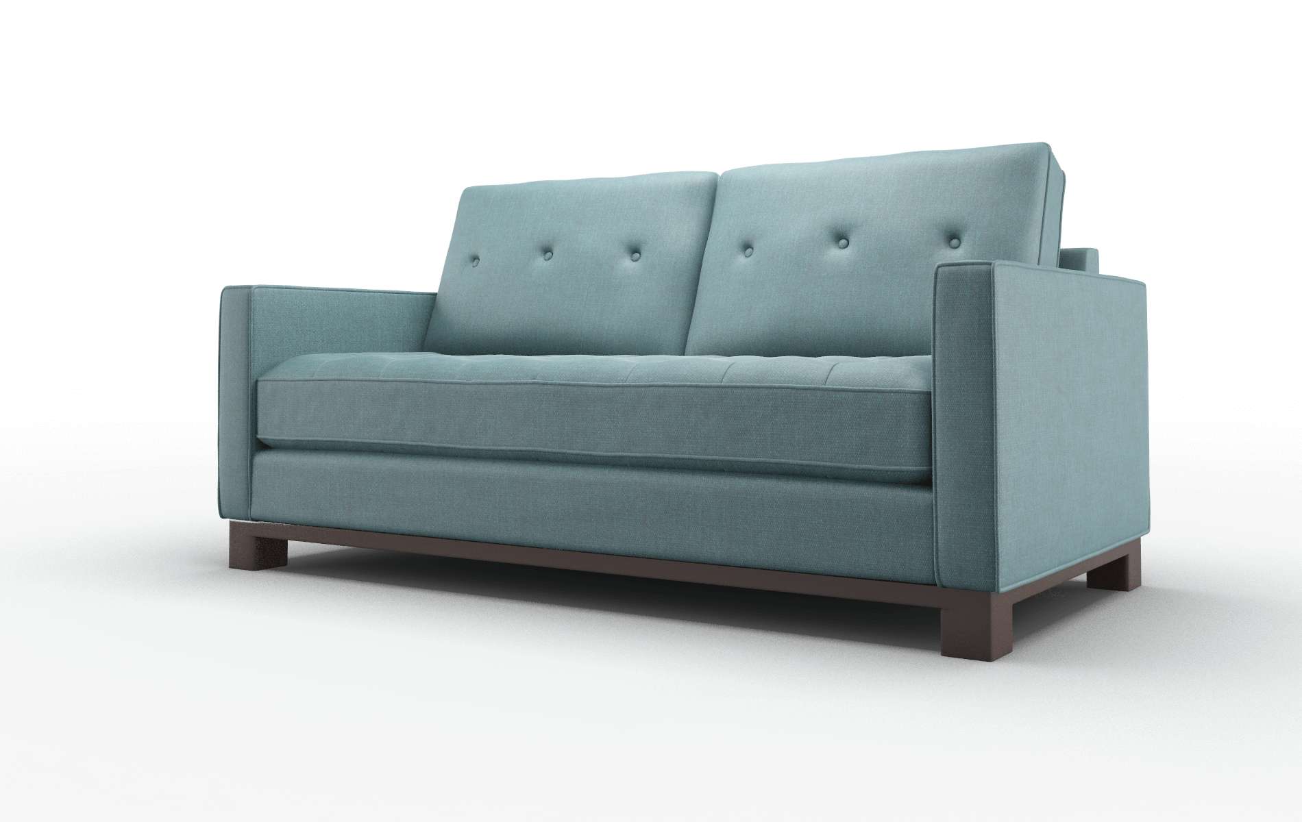 Syros Elliot Teal Sofa espresso legs 4