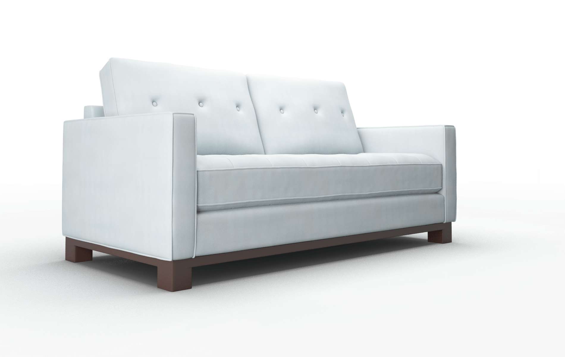 Syros Hathaway Aqua Sofa espresso legs 2