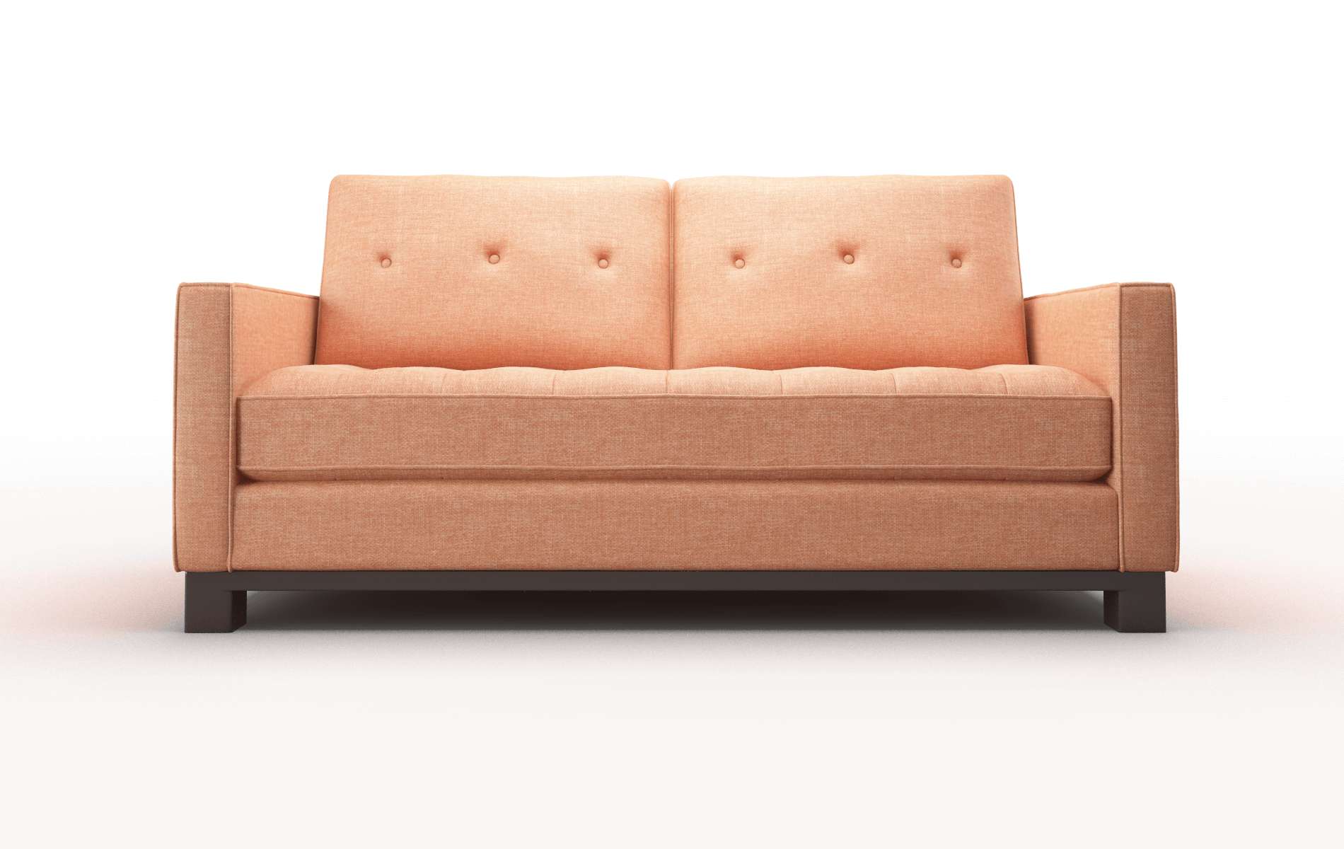 Syros Hepburn Appricot Sofa espresso legs 1