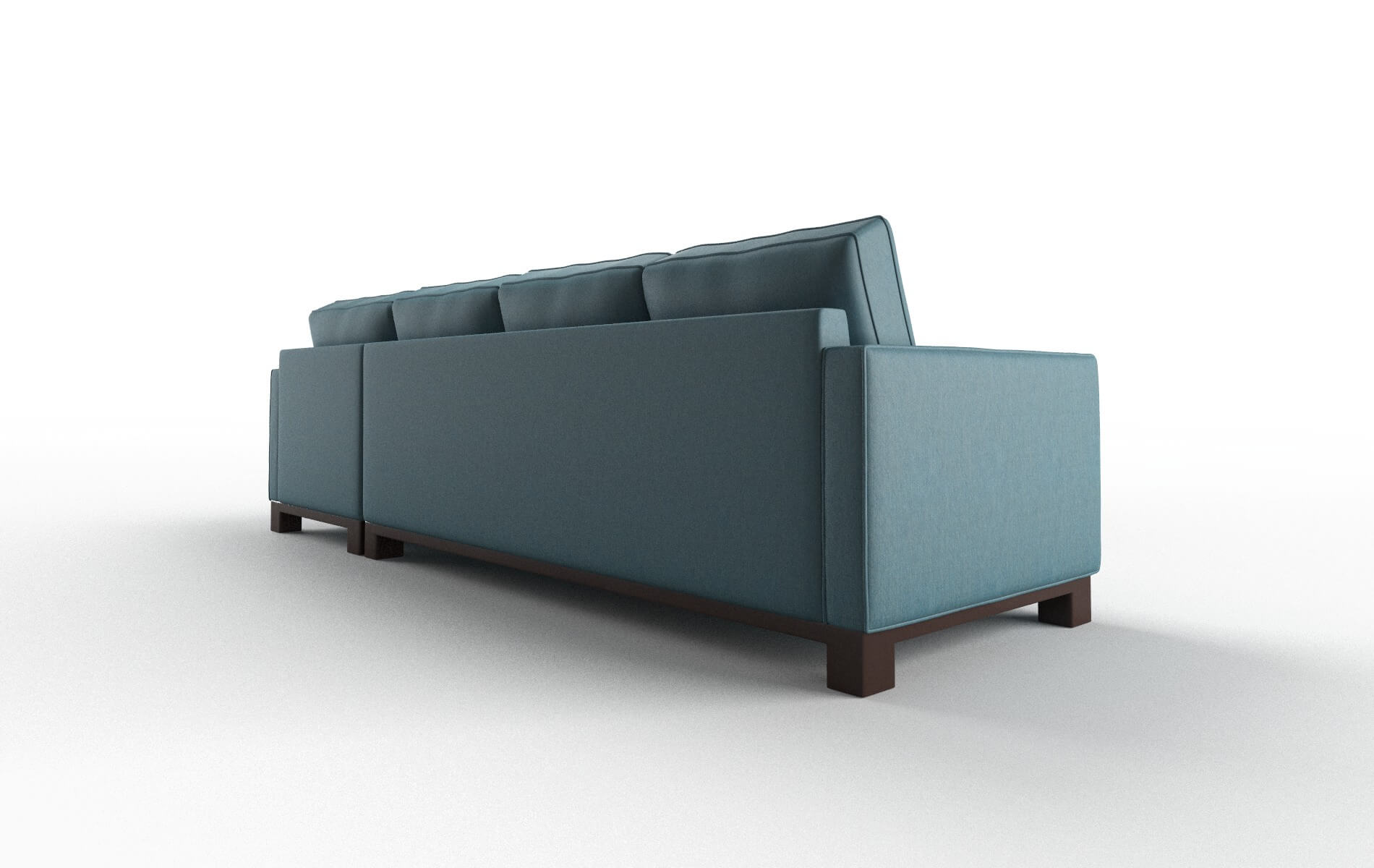 Syros Hepburn Teal Panel espresso legs 5