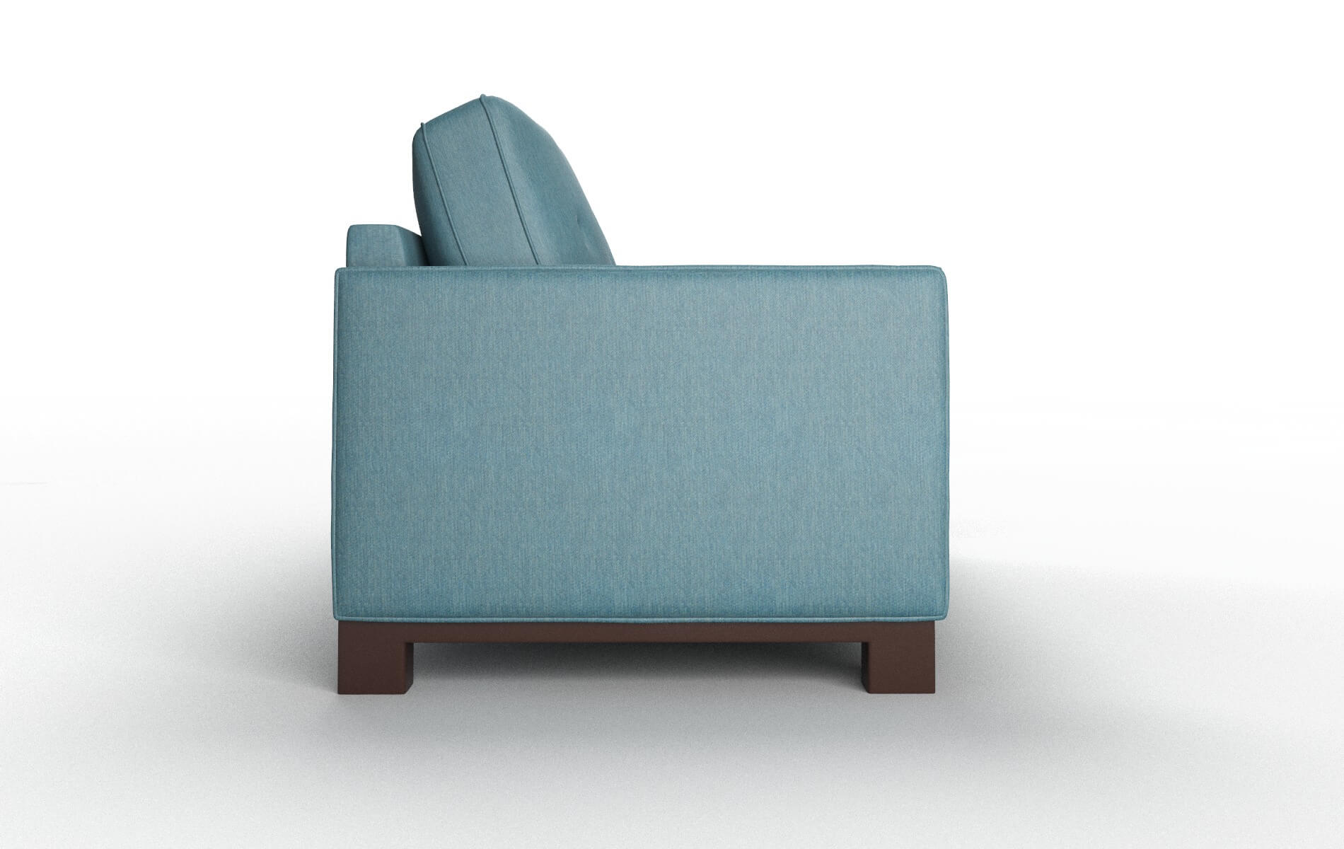 Syros Hepburn Teal Sofa espresso legs 3