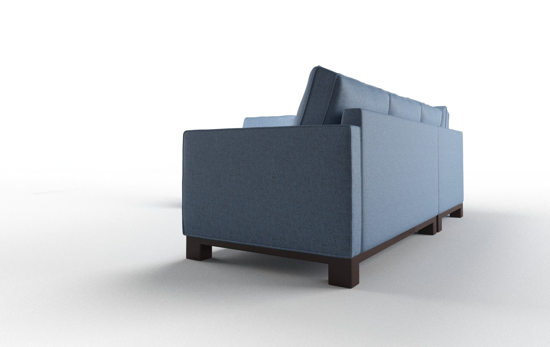 Syros Hepburn Water Sectional espresso legs 4