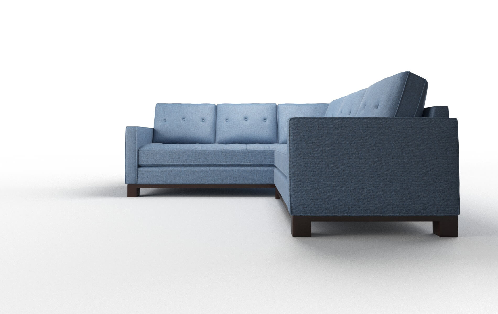 Syros Hepburn Water Sectional espresso legs 5