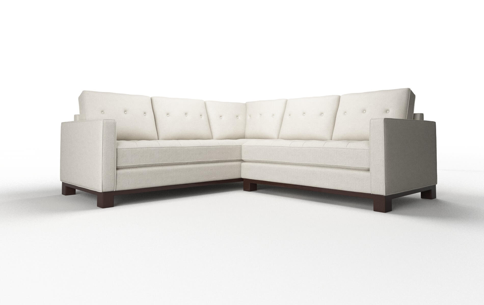 Syros Insight Dove Sectional espresso legs 1