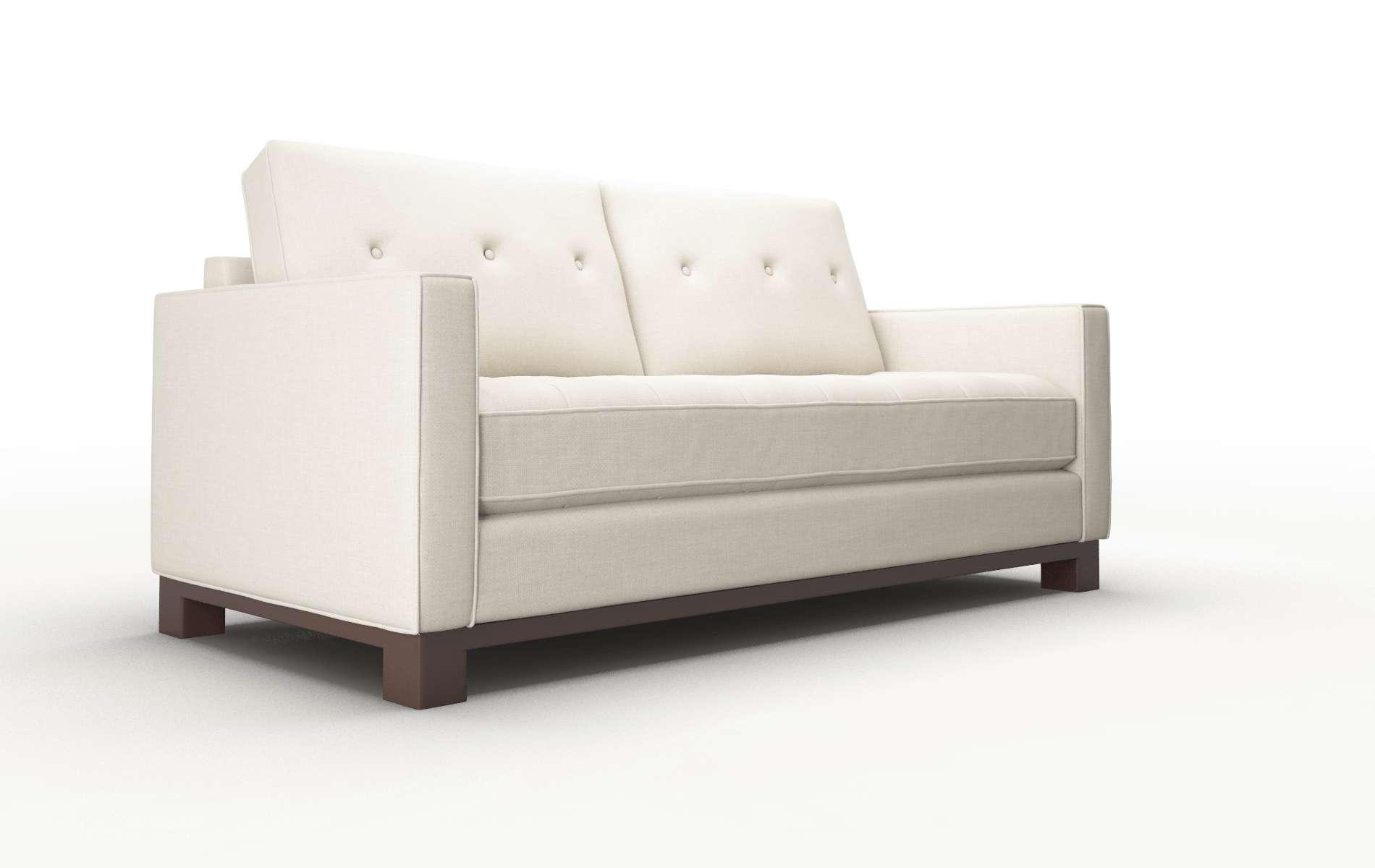 Syros Keylargo Almond Sofa espresso legs 2