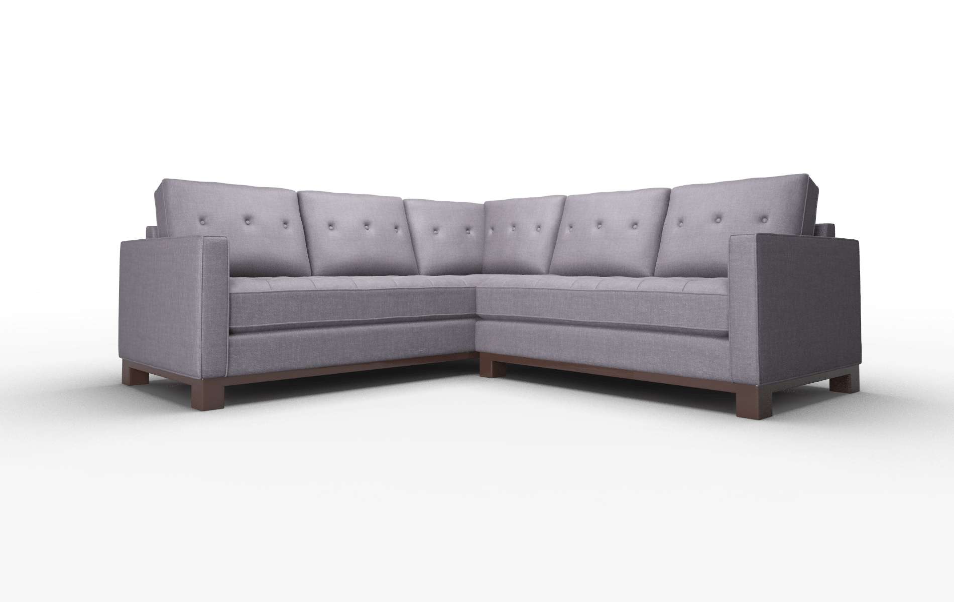 Syros Keylargo Grape Sectional espresso legs 1
