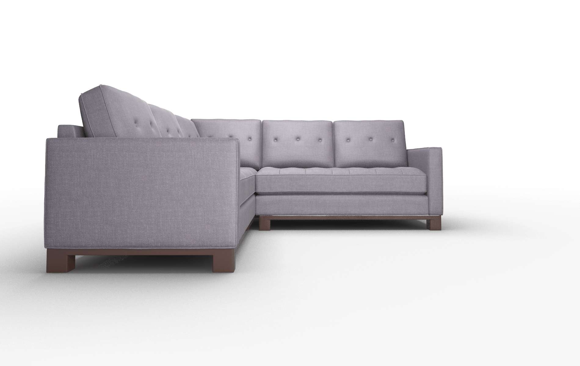 Syros Keylargo Grape Sectional espresso legs 2