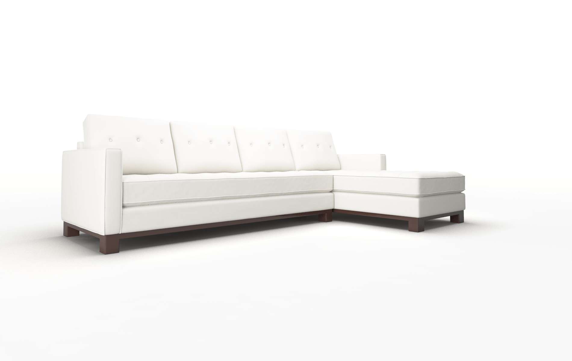 Syros Keylargo Oatmeal Panel espresso legs 2