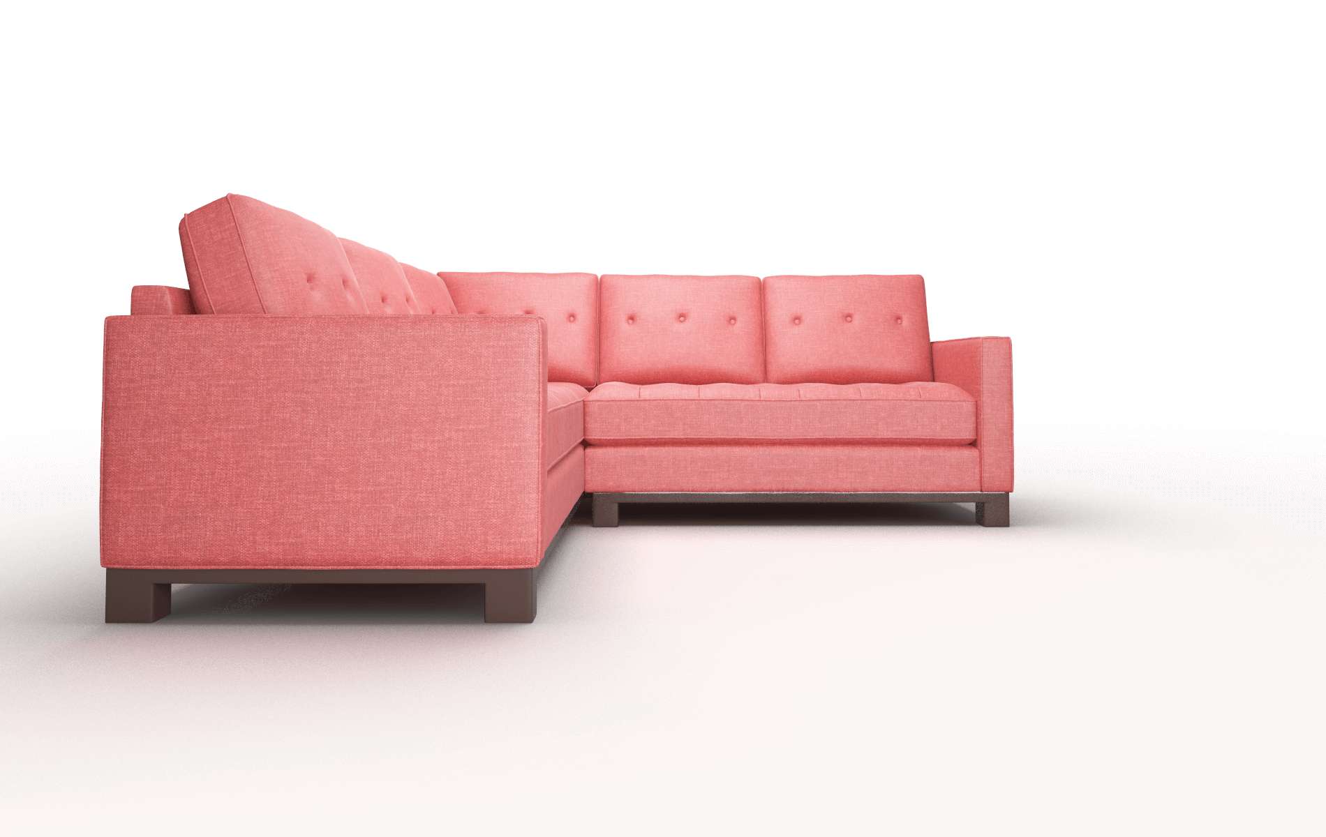 Syros Keylargo Ruby Sectional espresso legs 2