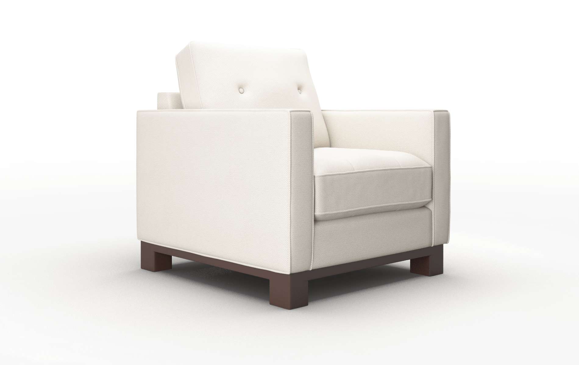 Syros Malibu Linen Chair espresso legs 2