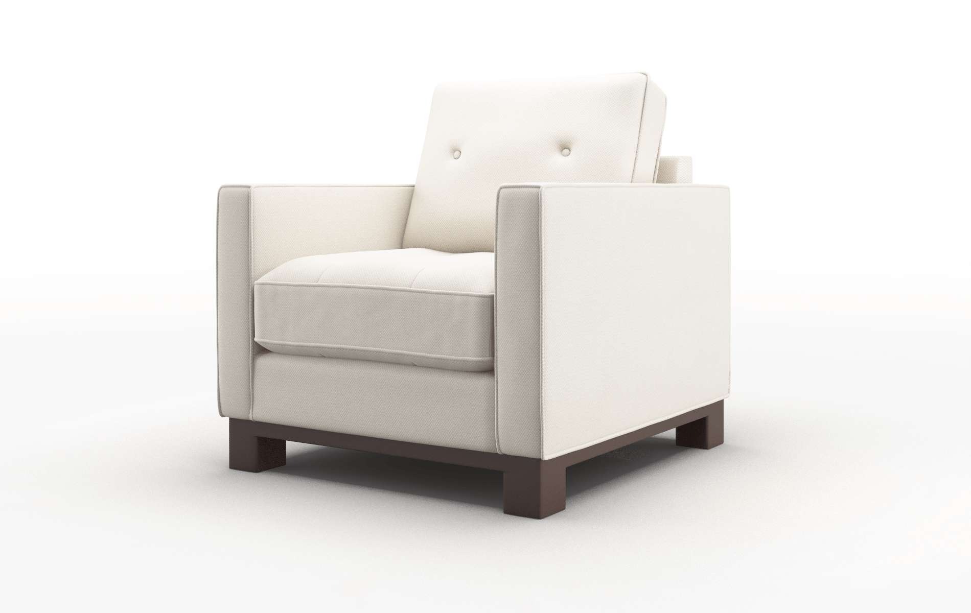 Syros Malibu Linen Chair espresso legs 4