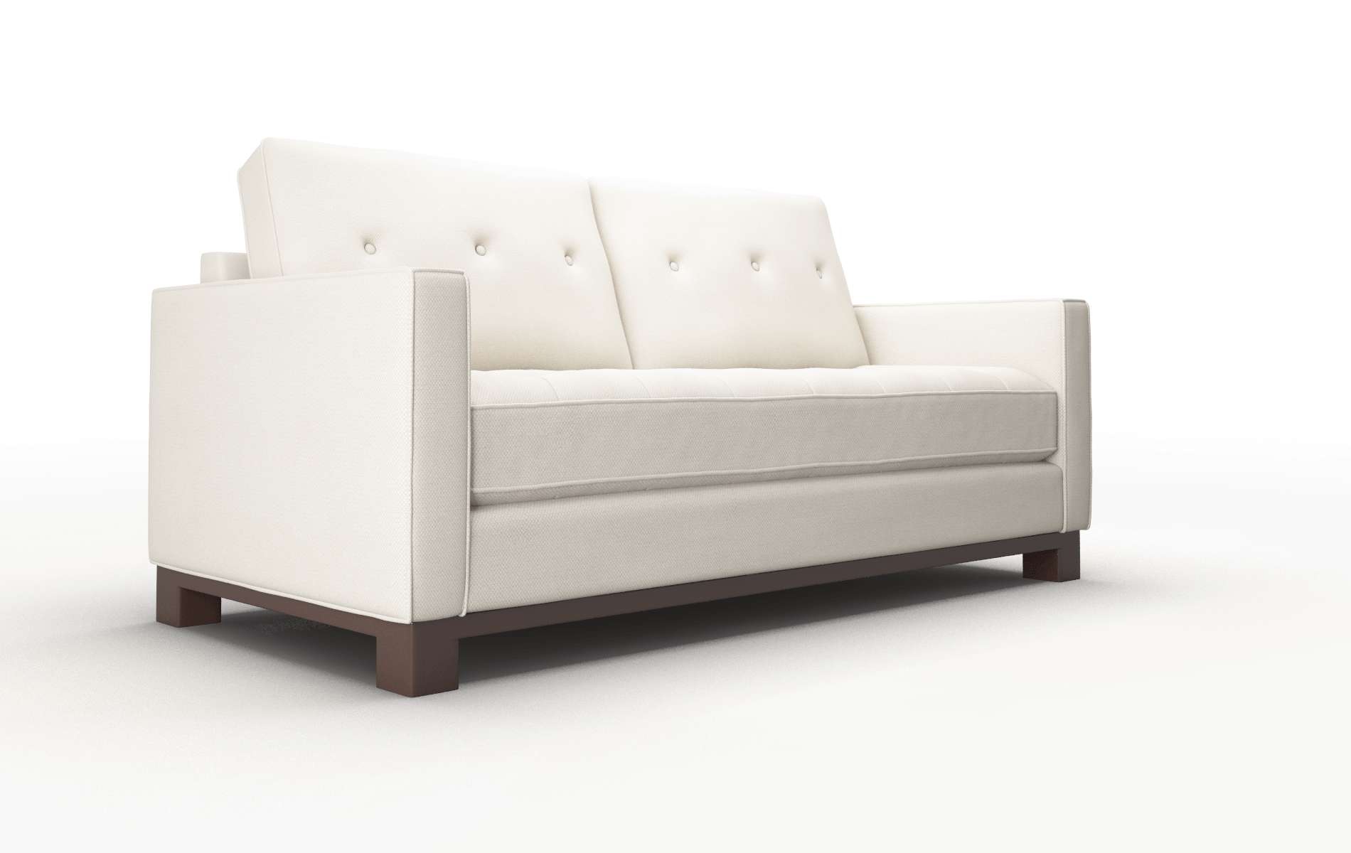 Syros Malibu Linen Sofa espresso legs 2