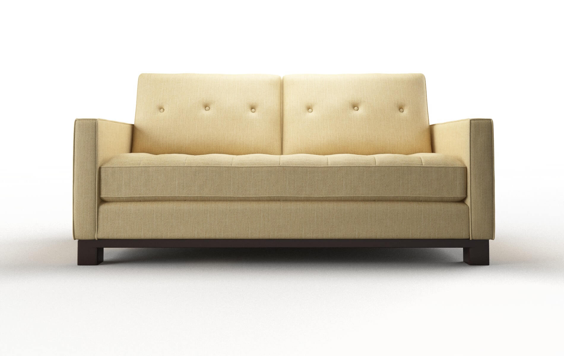 Syros Malibu Maize Sofa espresso legs 1