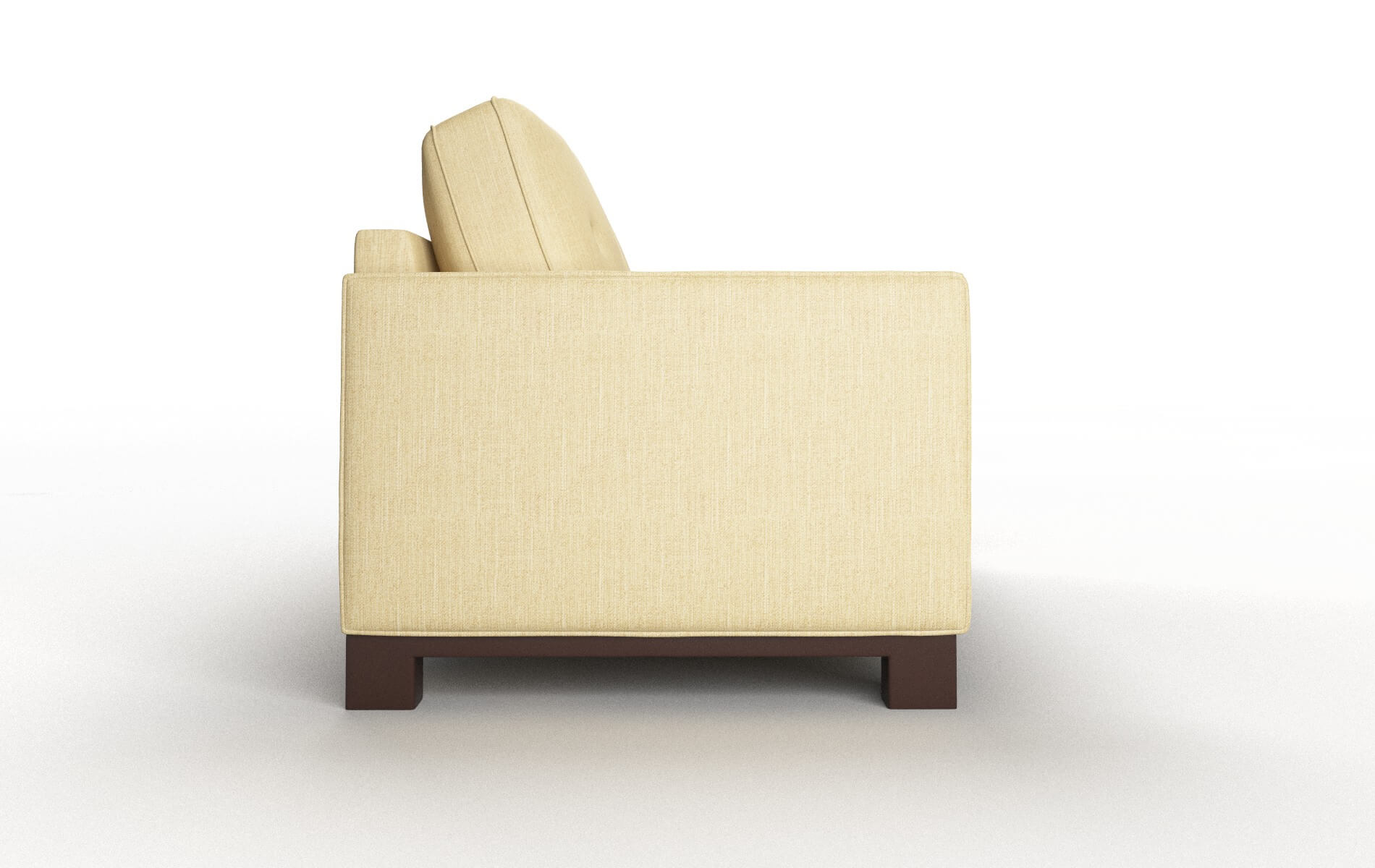 Syros Malibu Maize Sofa espresso legs 3