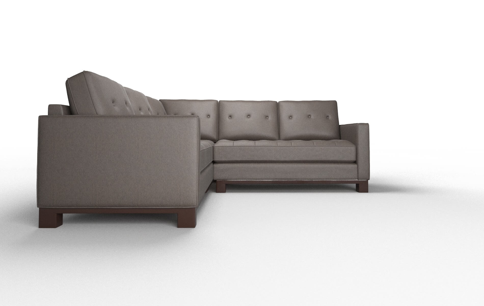 Syros Naples Graphite Sectional espresso legs 2