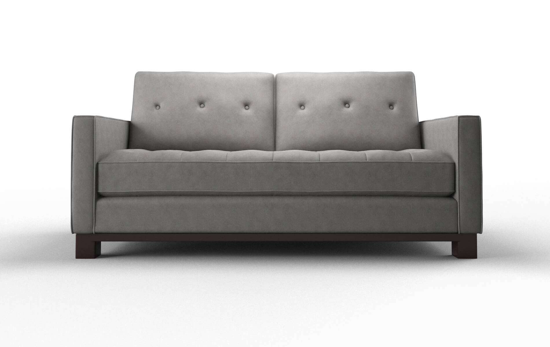 Syros Noble Smoke Sofa espresso legs 1
