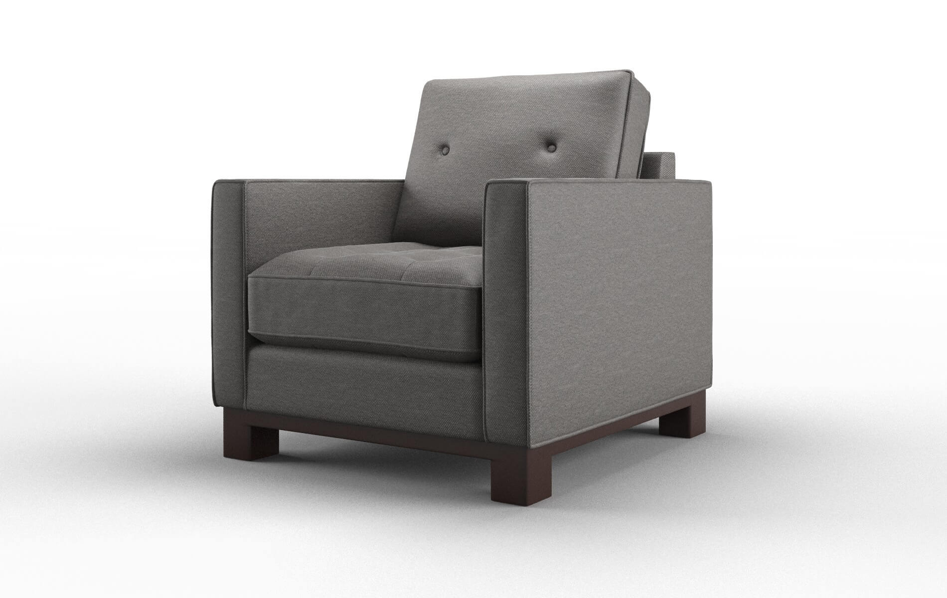 Syros Oscar Grey Chair espresso legs 4