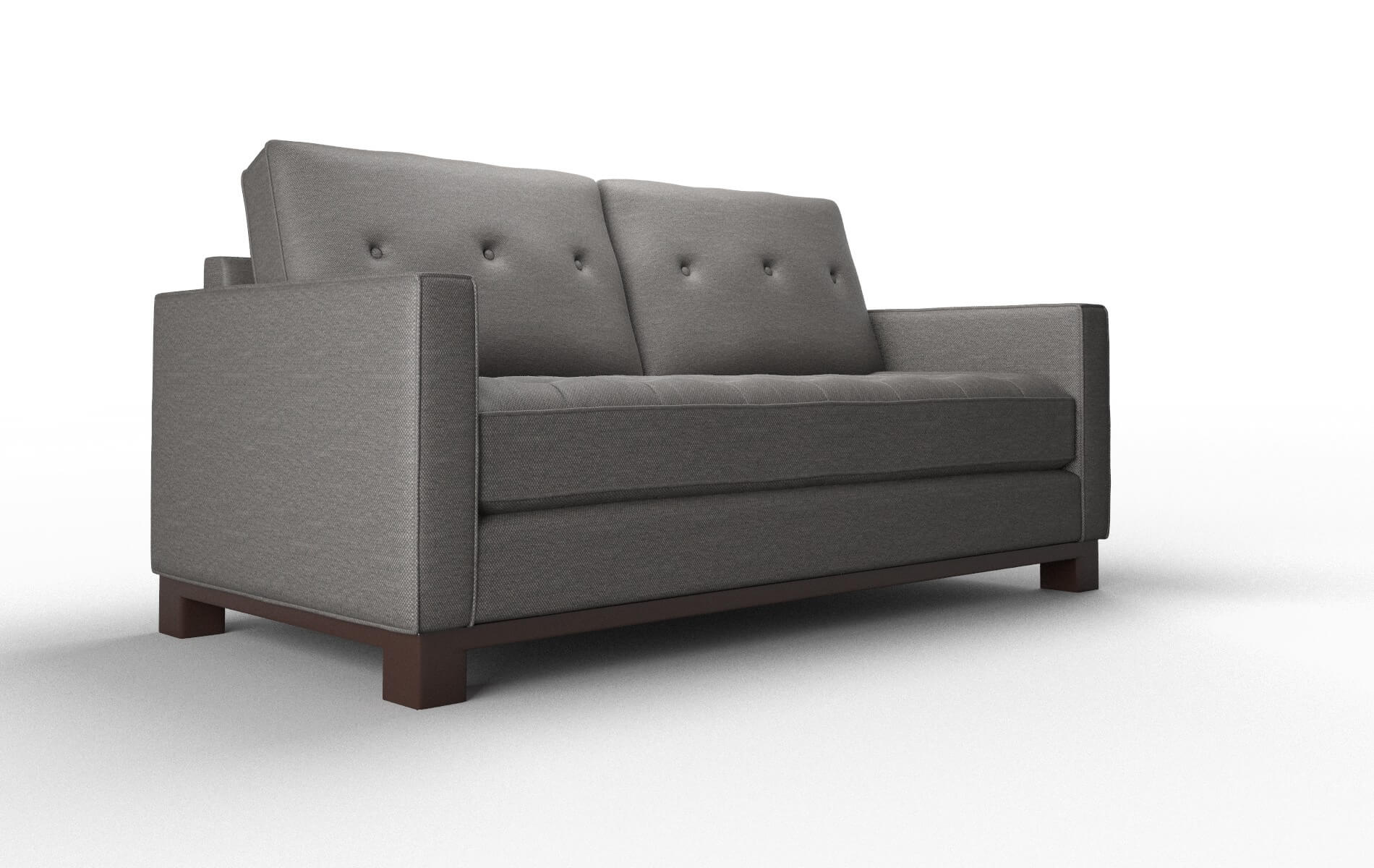 Syros Oscar Grey Sofa espresso legs 2