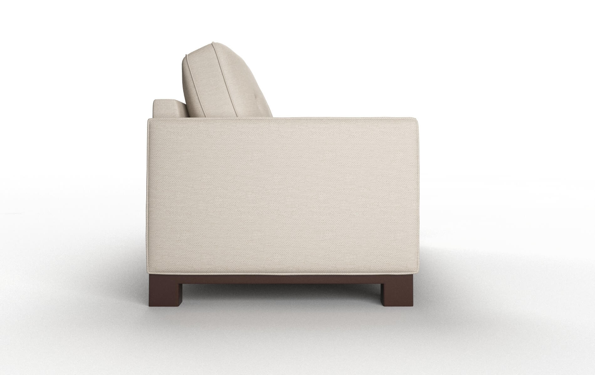 Syros Oscar Linen Sofa espresso legs 3