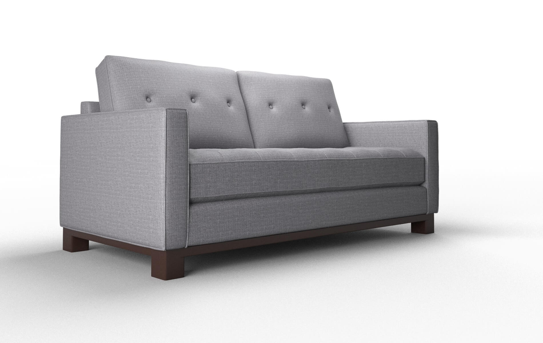 Syros Parker Ash Sofa espresso legs 2