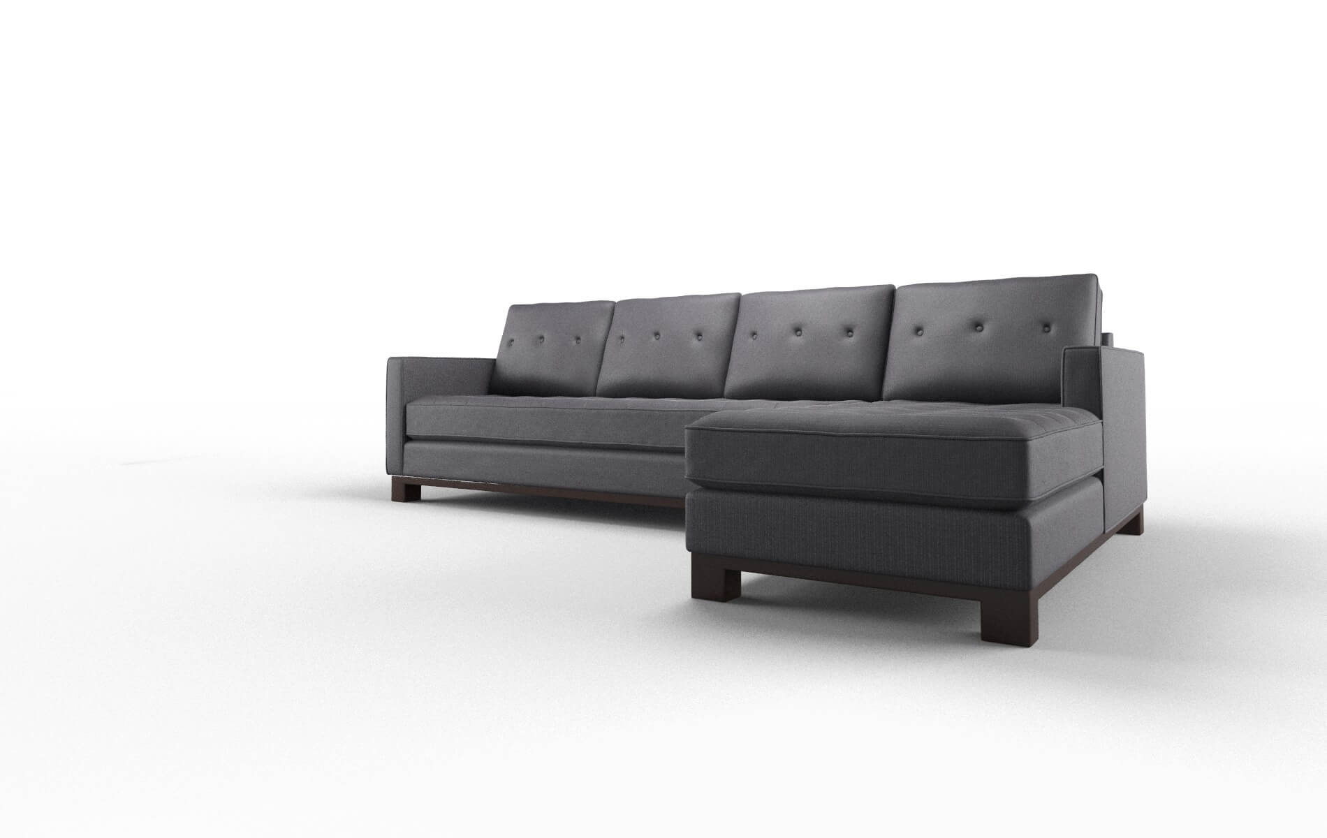 Syros Parker Charcoal Panel espresso legs 4