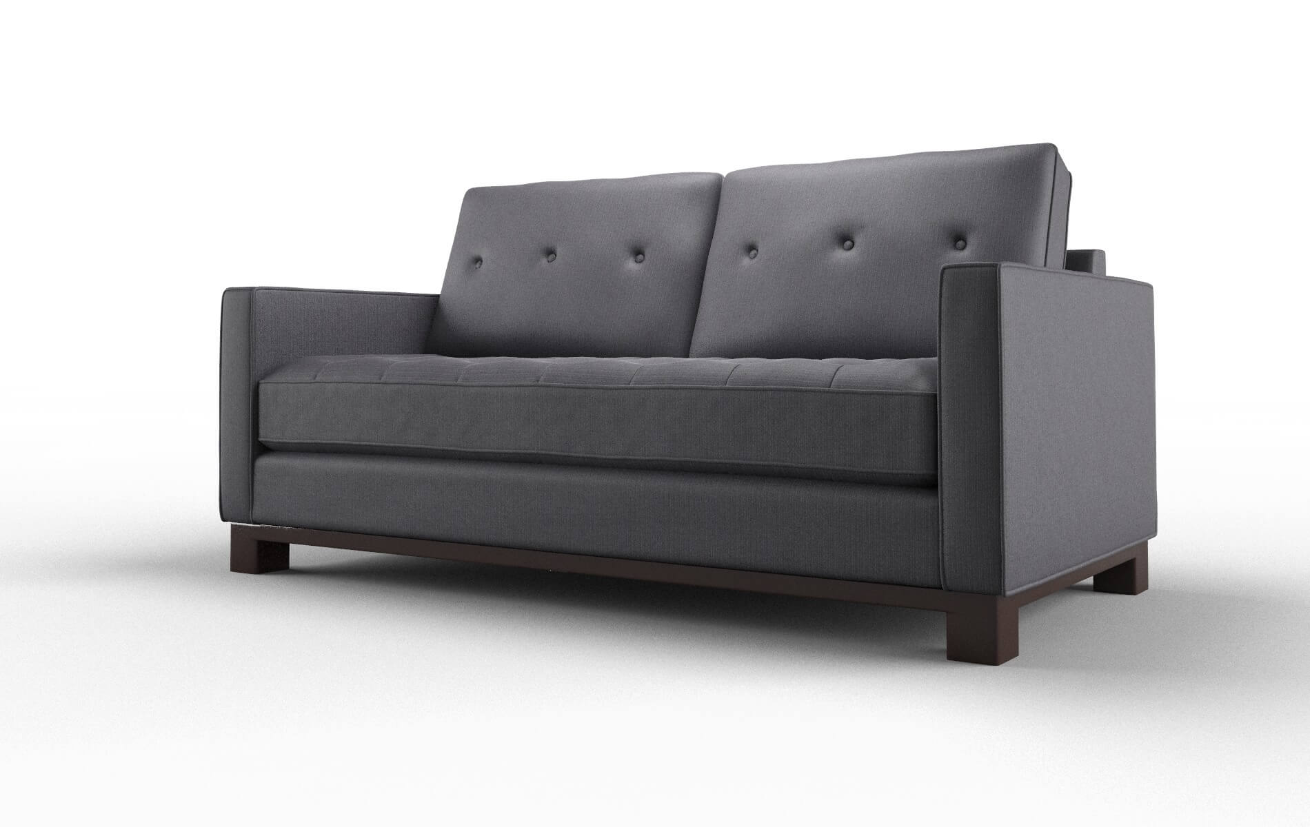 Syros Parker Charcoal Sofa espresso legs 4