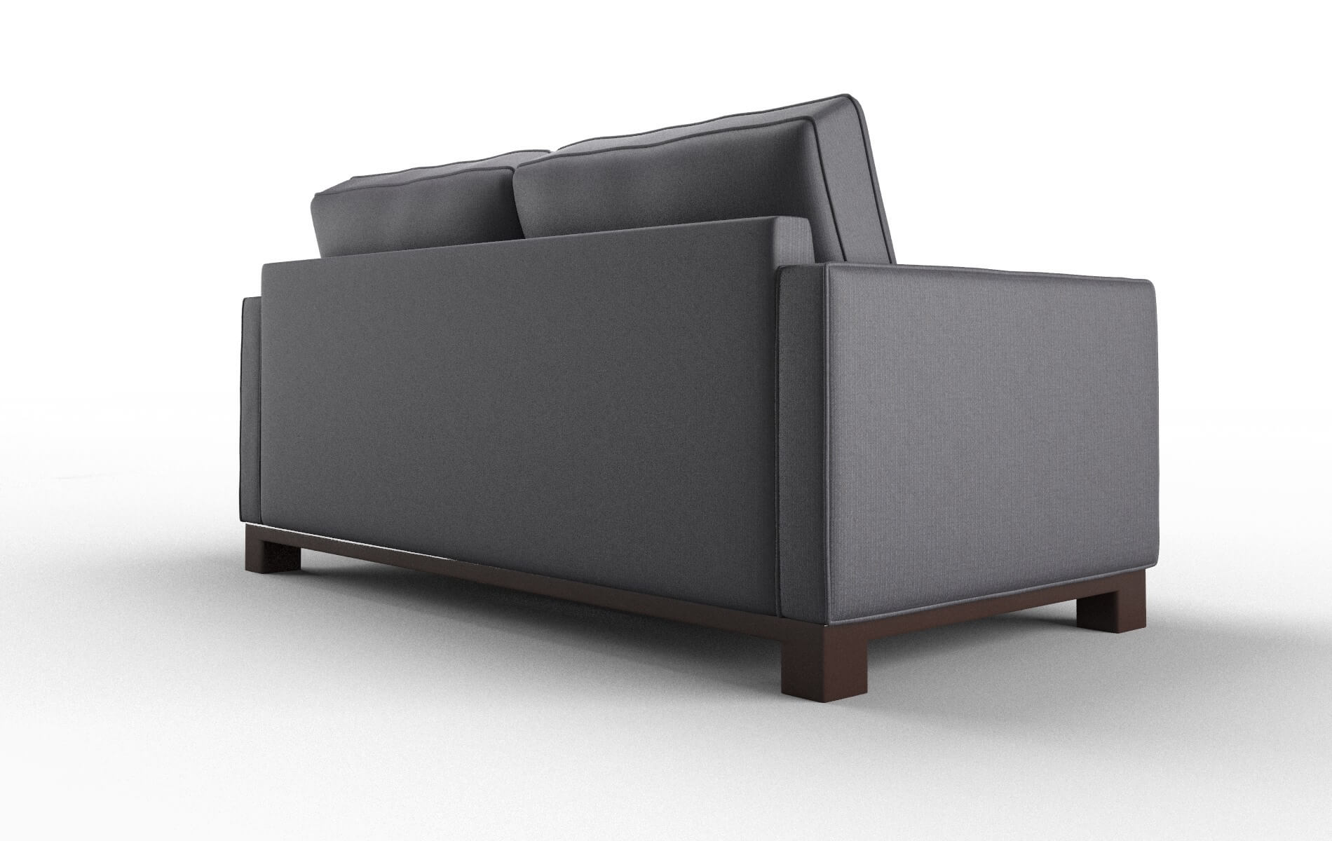 Syros Parker Charcoal Sofa espresso legs 5