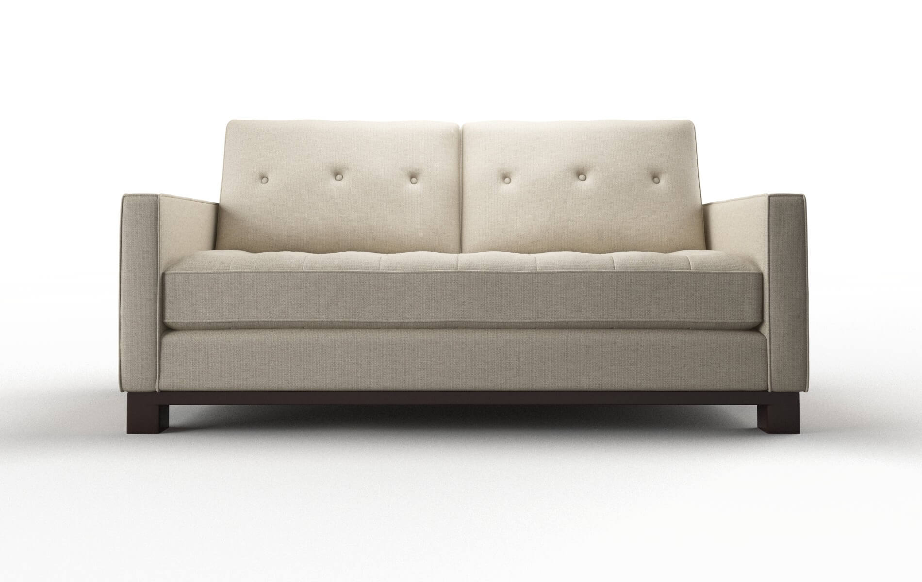 Syros Parker Linen Sofa espresso legs 1
