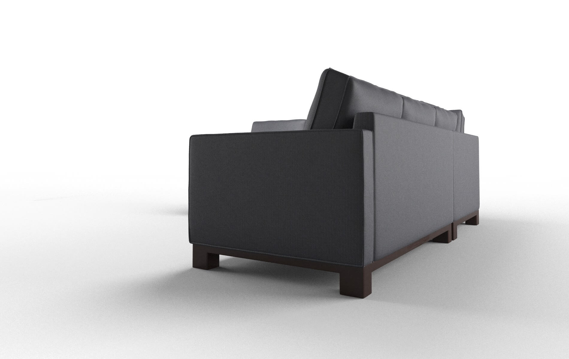 Syros Parker Midnight Sectional espresso legs 4