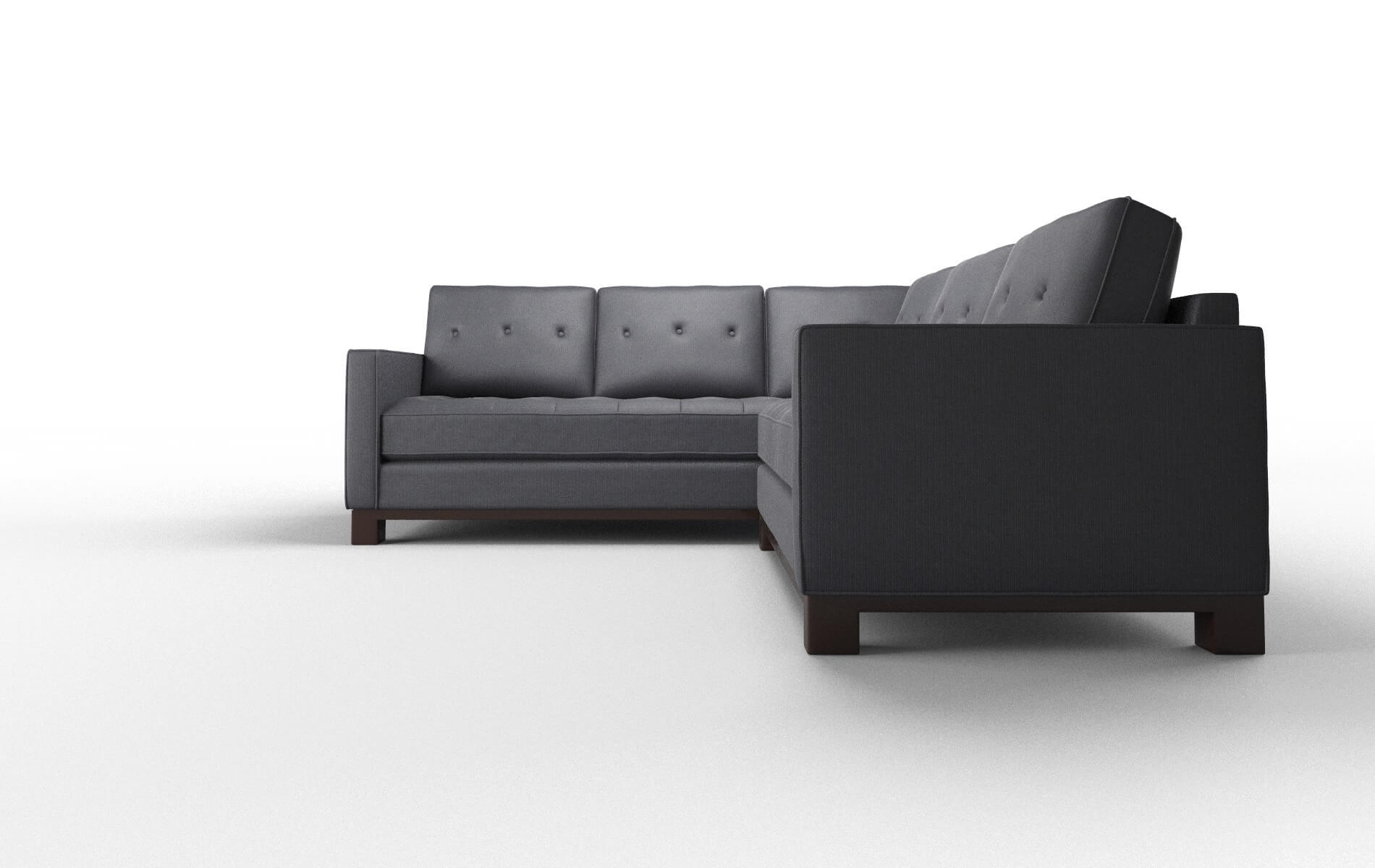 Syros Parker Midnight Sectional espresso legs 5