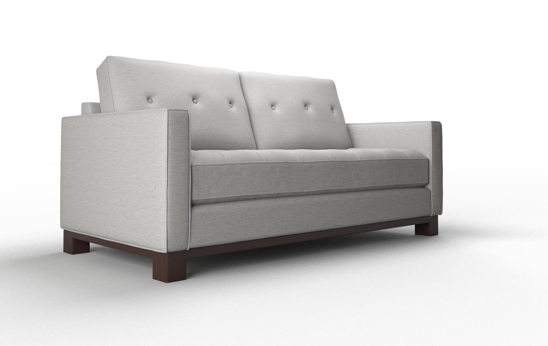 Syros Parker Silver Sofa espresso legs 2