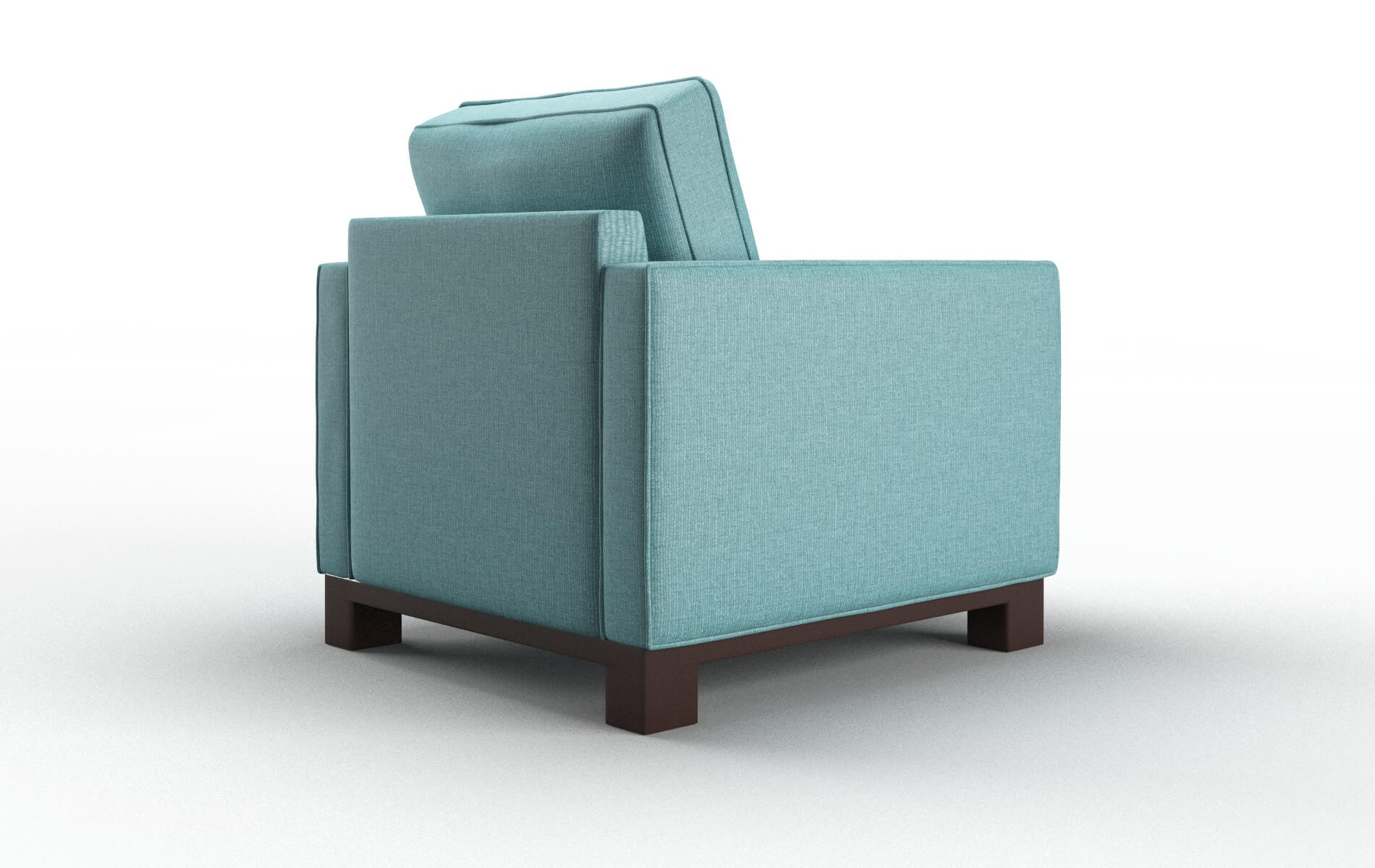 Syros Parker Turquoise Chair espresso legs 5