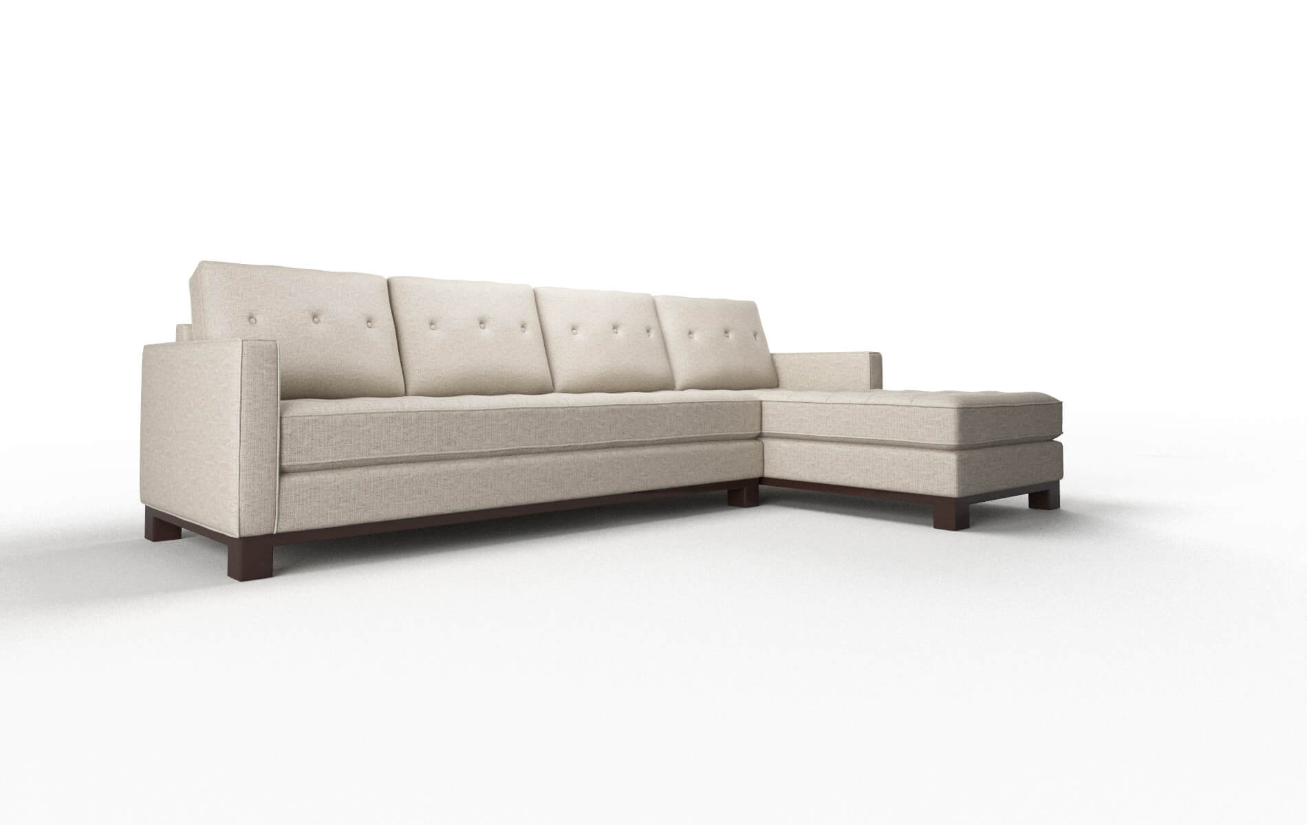 Syros Parker Wheat Panel espresso legs 2