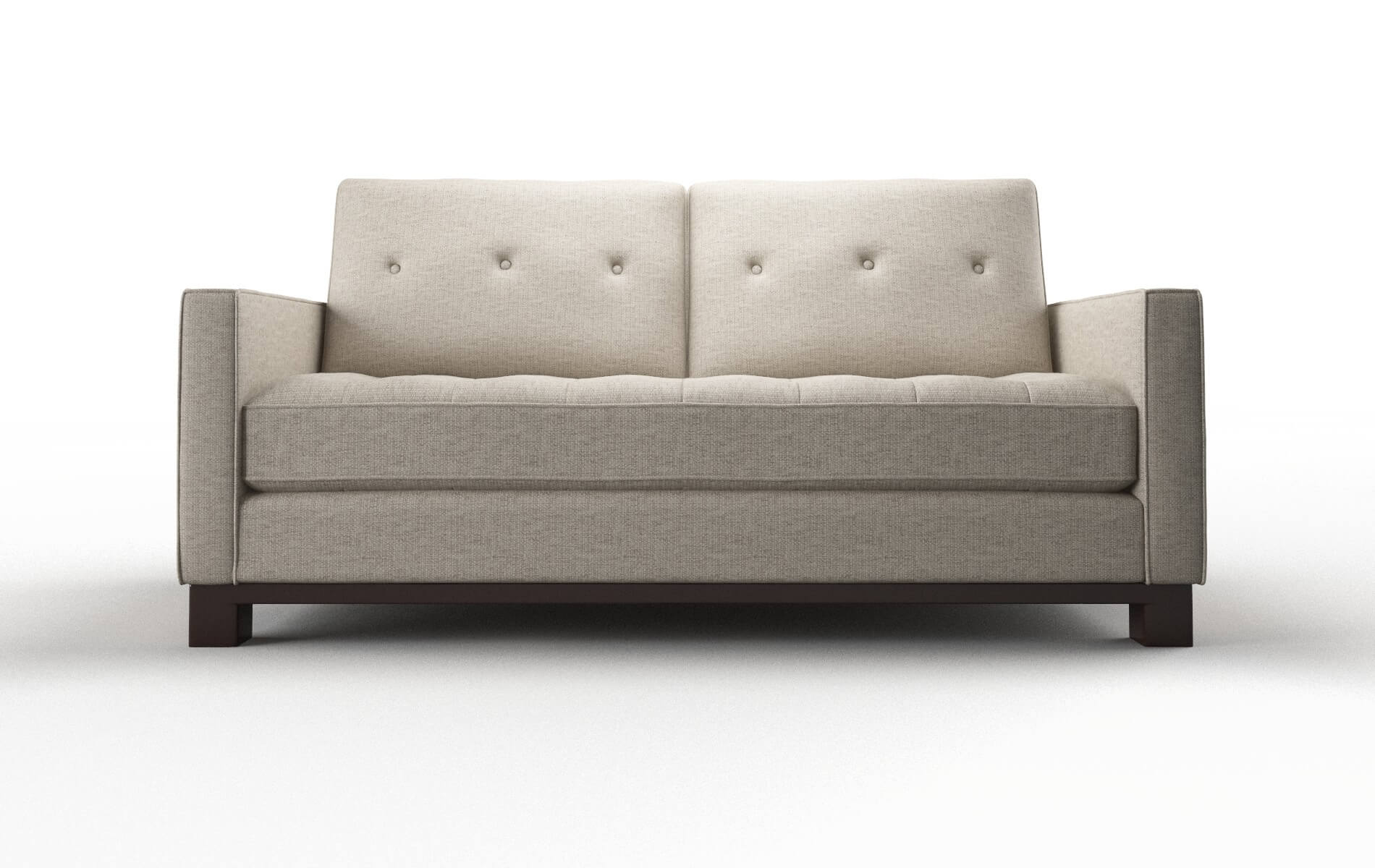 Syros Parker Wheat Sofa espresso legs 1