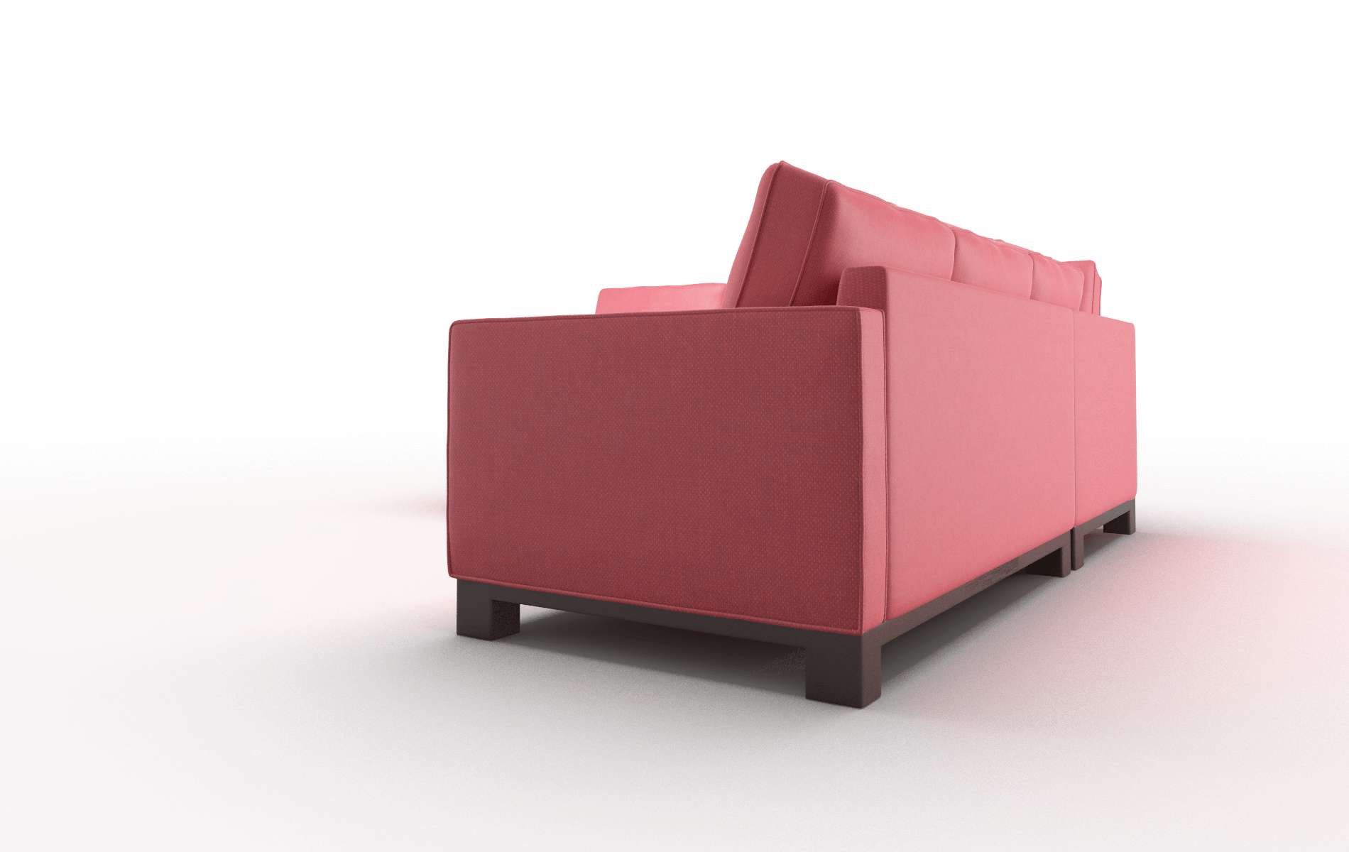 Syros Pauline Ruby Sectional espresso legs 4