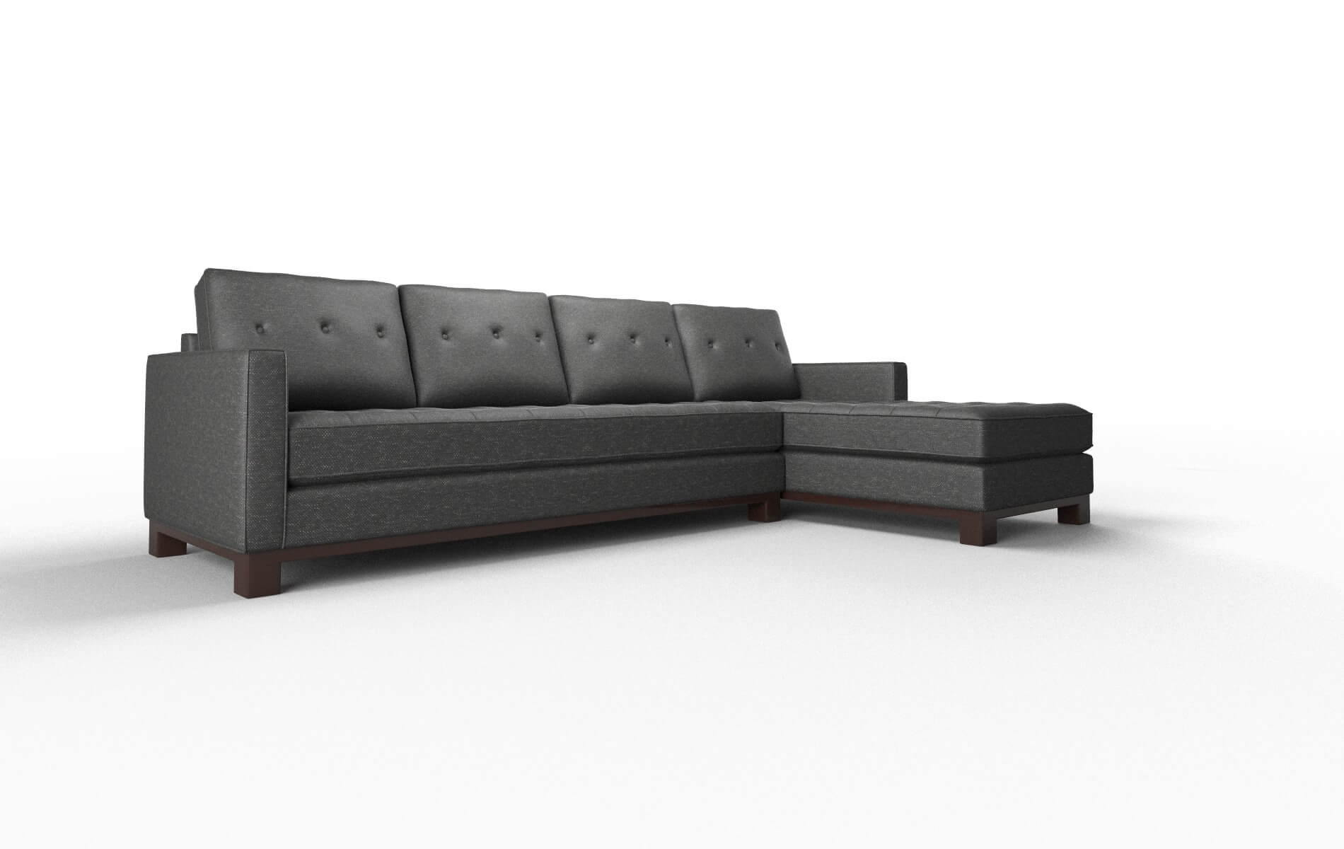 Syros Phoenix Charcoal Panel espresso legs 2
