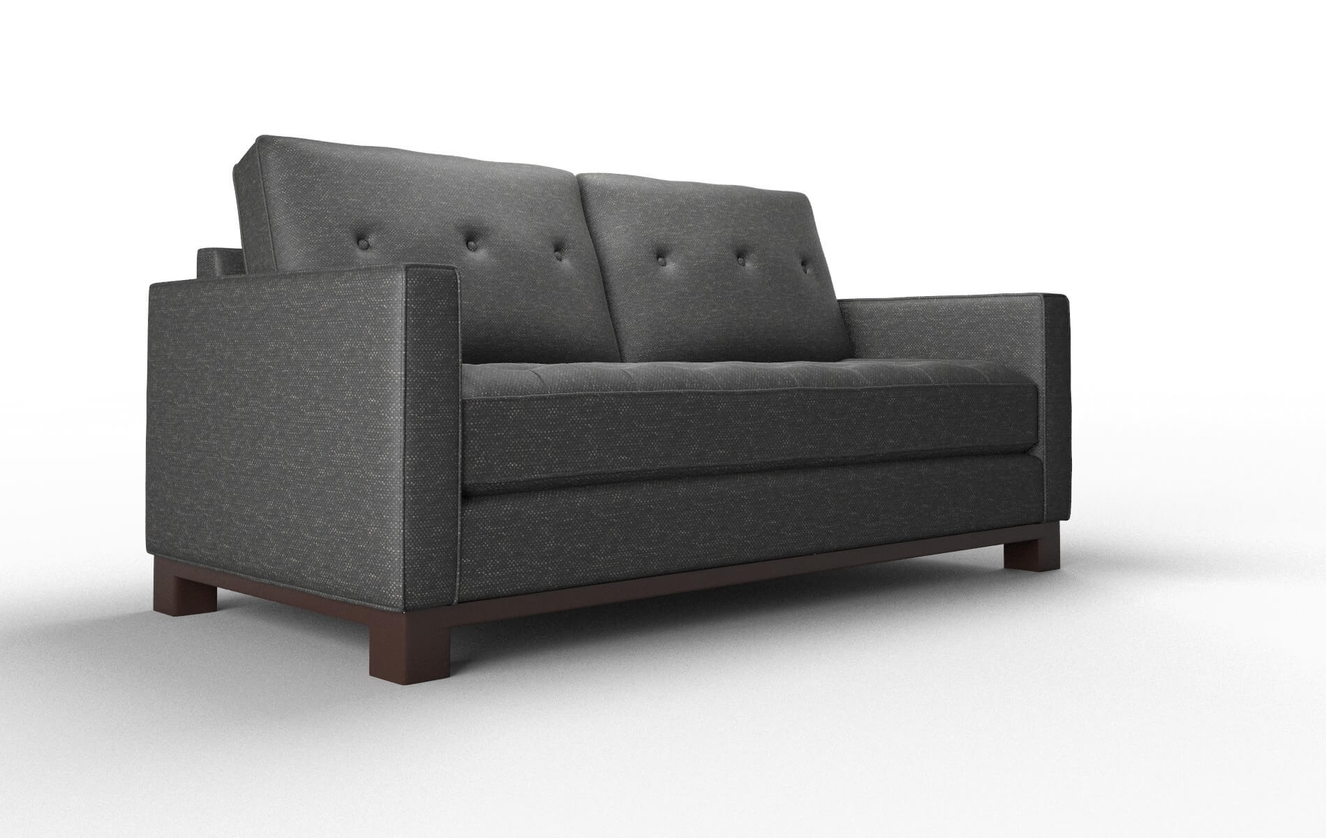 Syros Phoenix Charcoal Sofa espresso legs 2