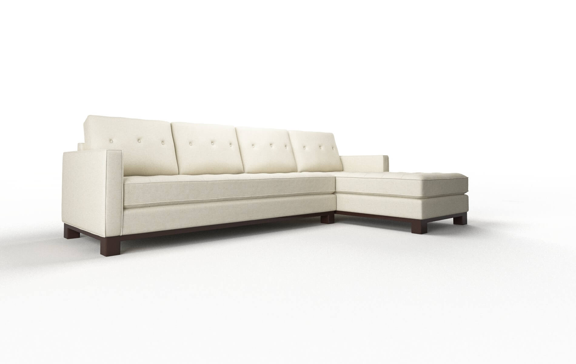 Syros Phoenix Ivory Panel espresso legs 2